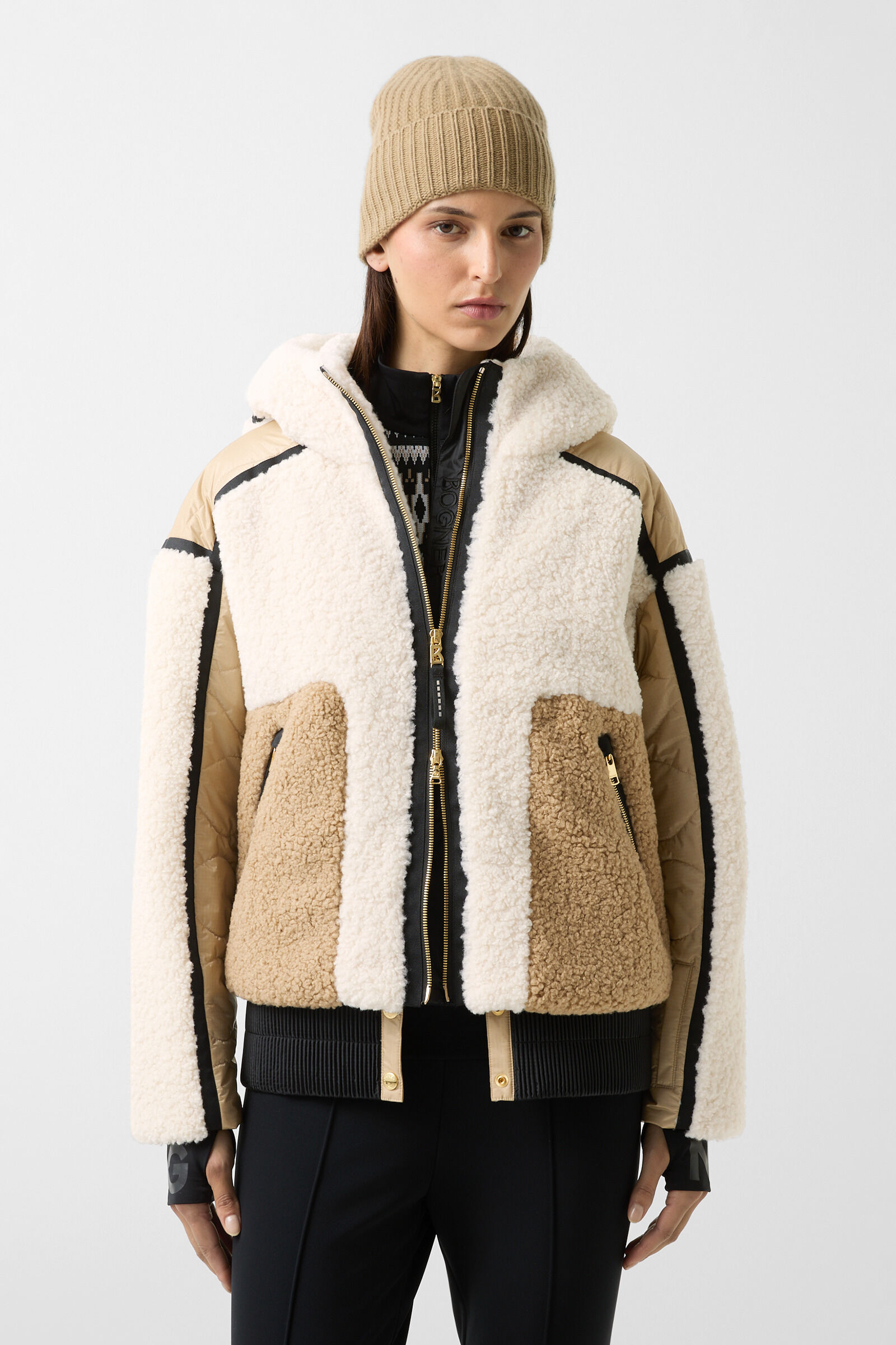 Kora ski jacket Off-white/beige