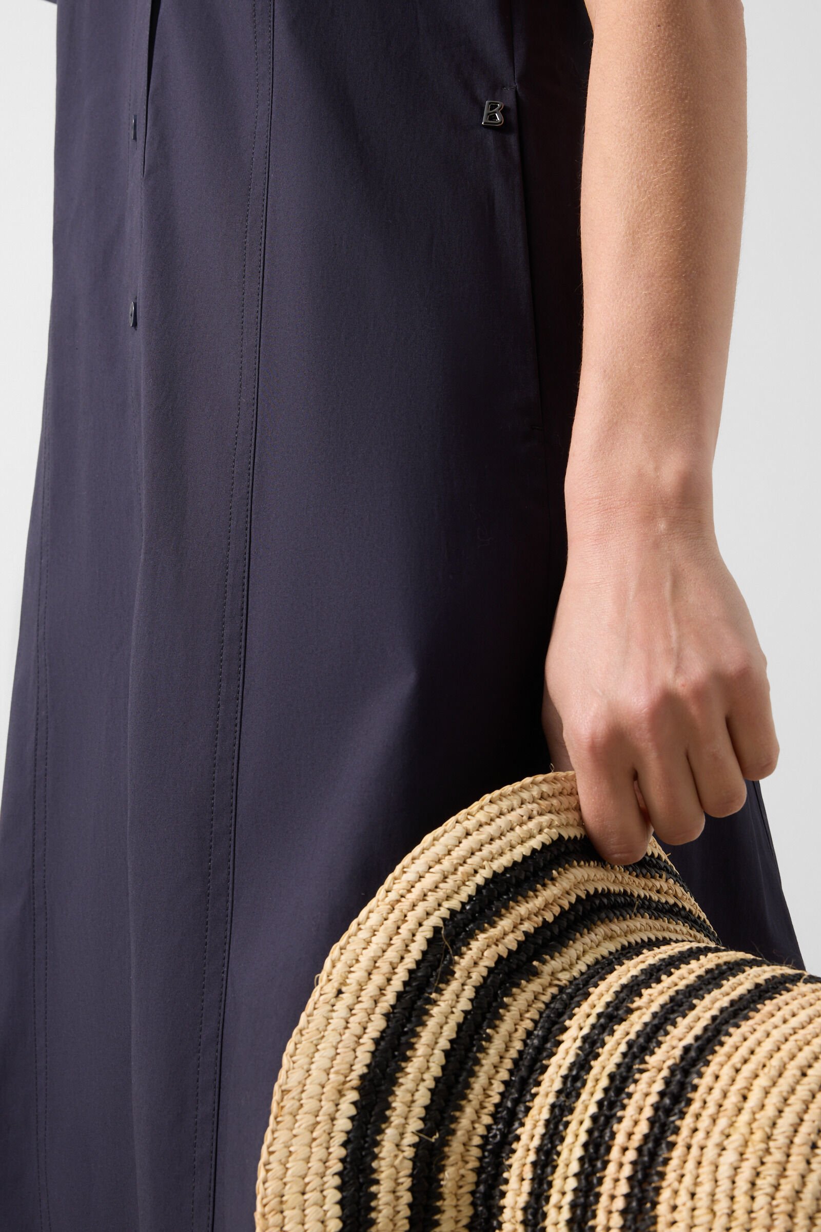 Robe chemisier Alison Bleu marine