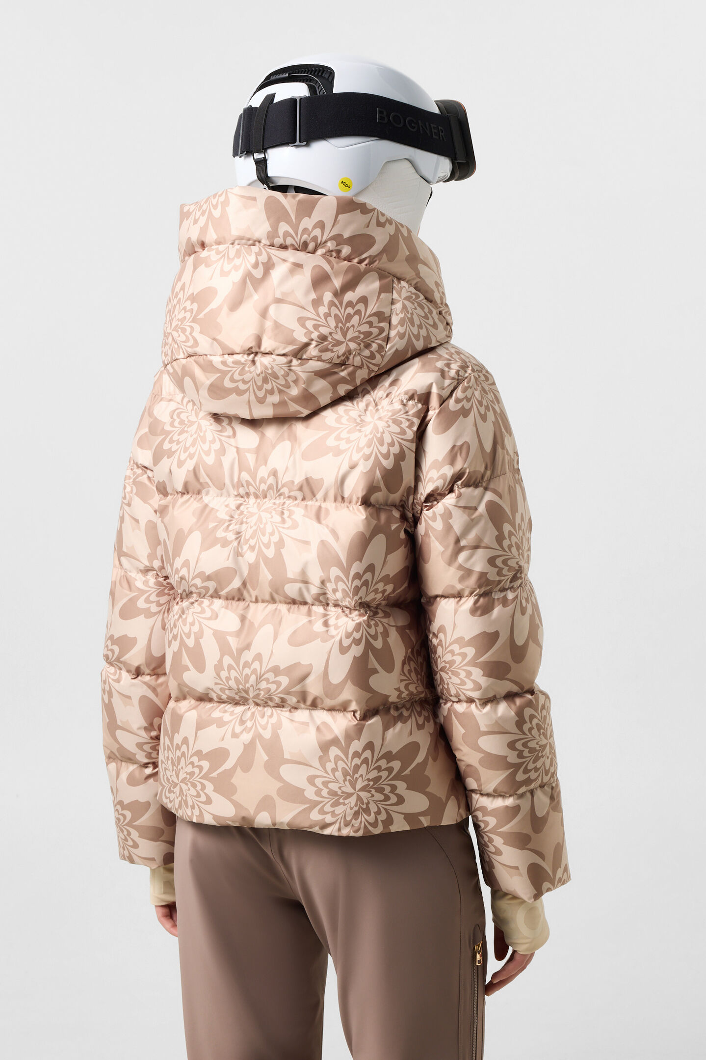 Naia Down Ski Jacket Hazel/Beige