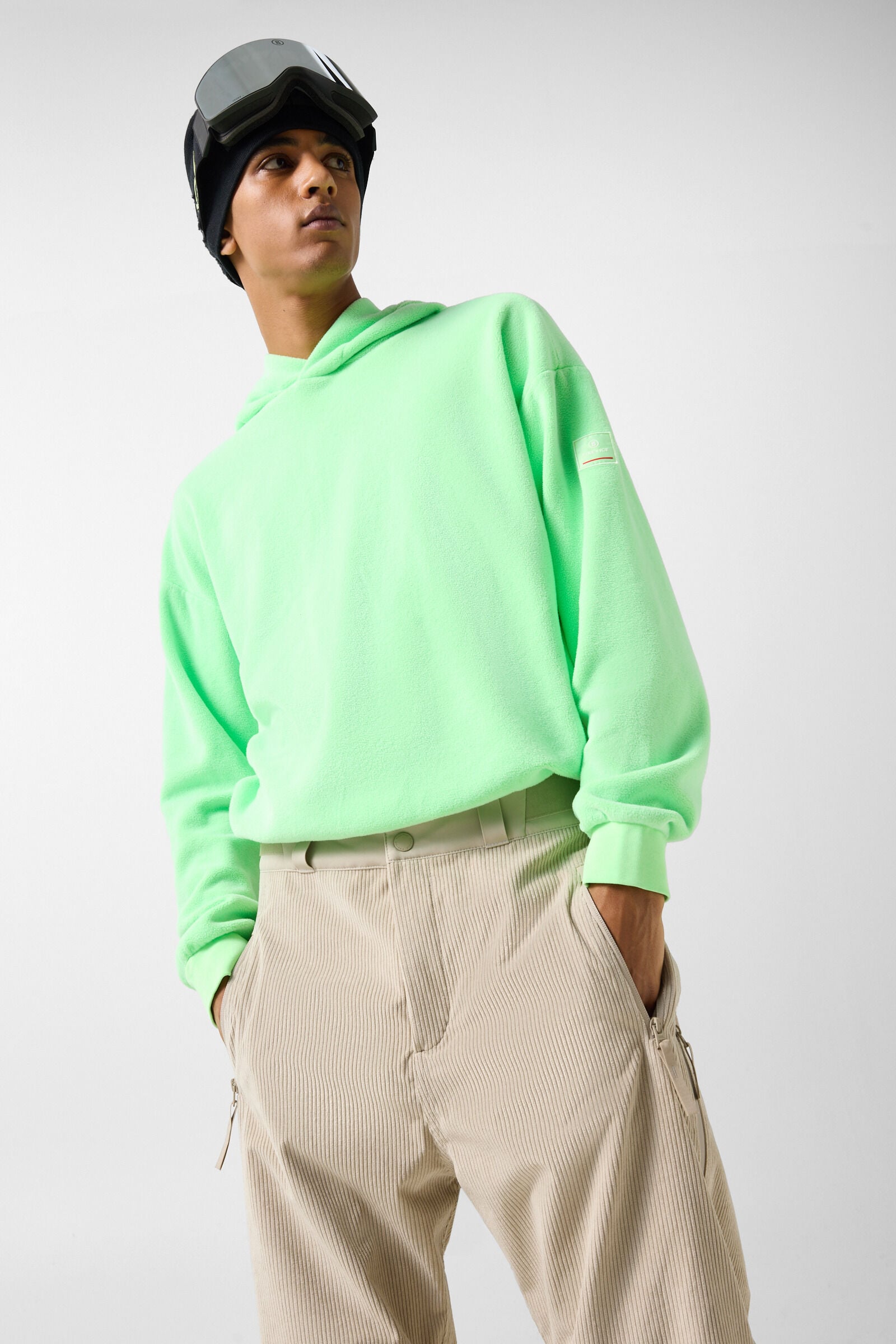 Felipe corduroy ski trousers Beige