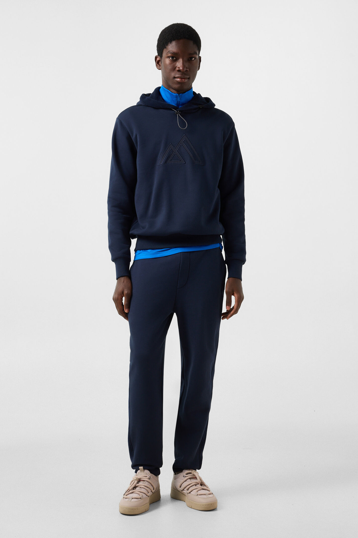 Baumwoll-Hoodie Kristan Navy