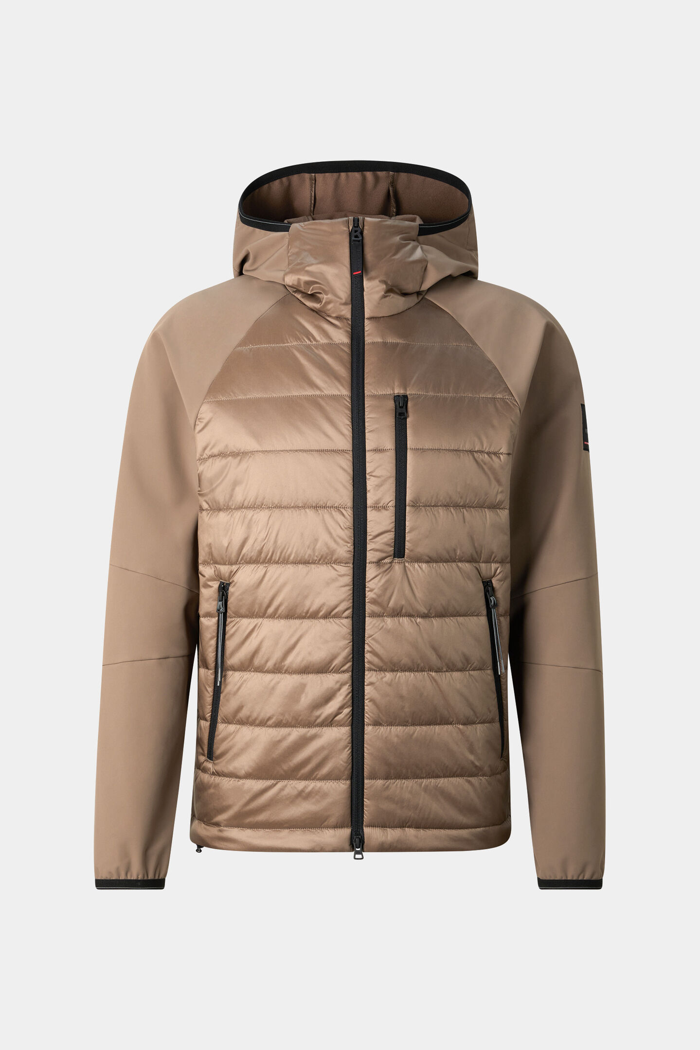Anian Softshell Quilted Jacket Taupe