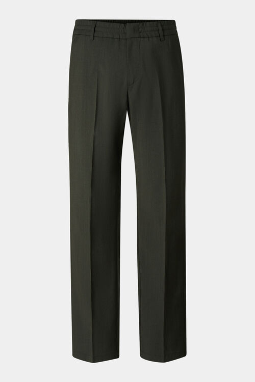 Marcus virgin wool trousers Dark green