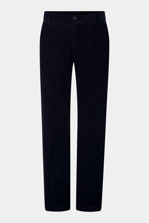 Riley Casual Corduroy Trousers Navy