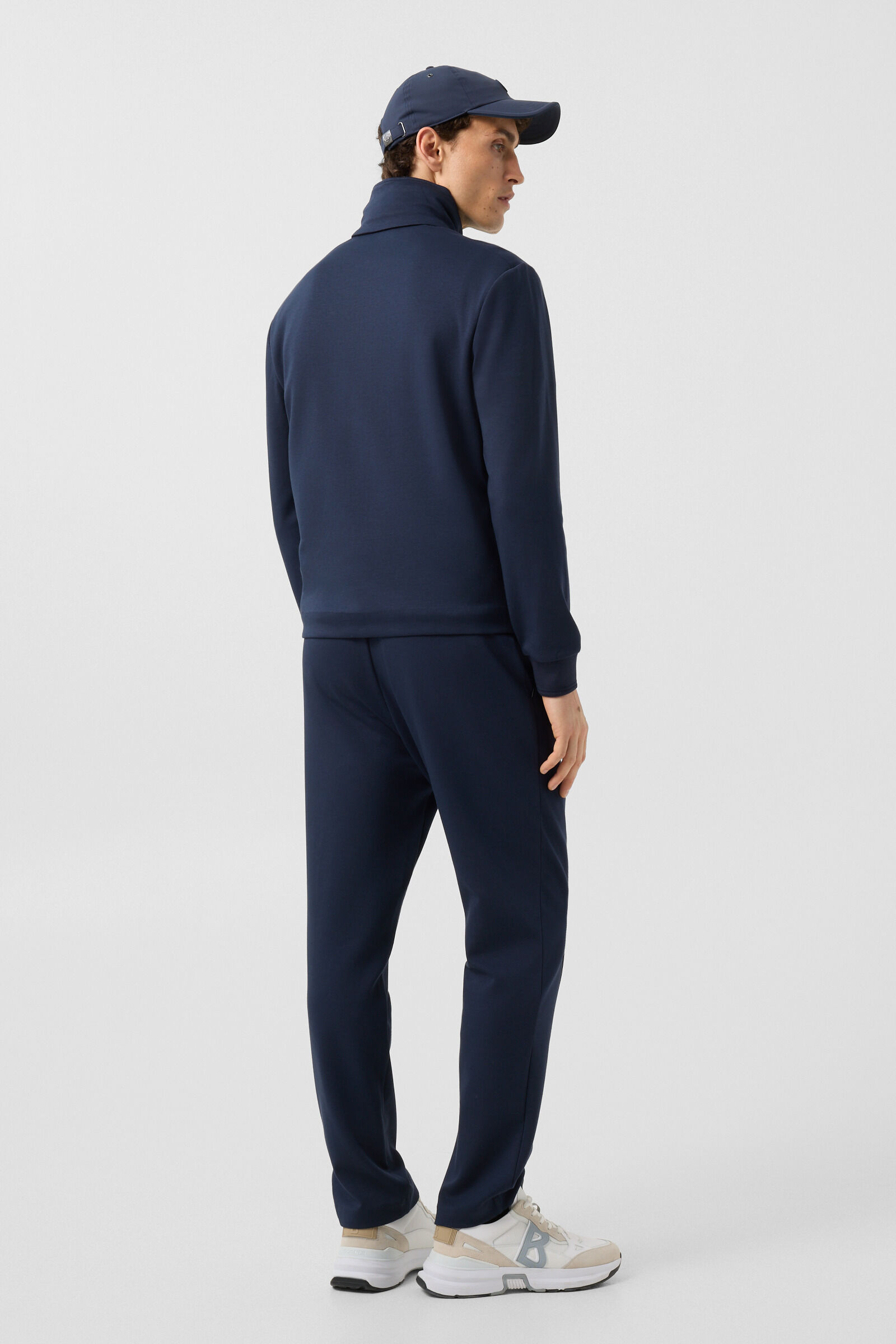 Baker down jersey jacket Navy blue
