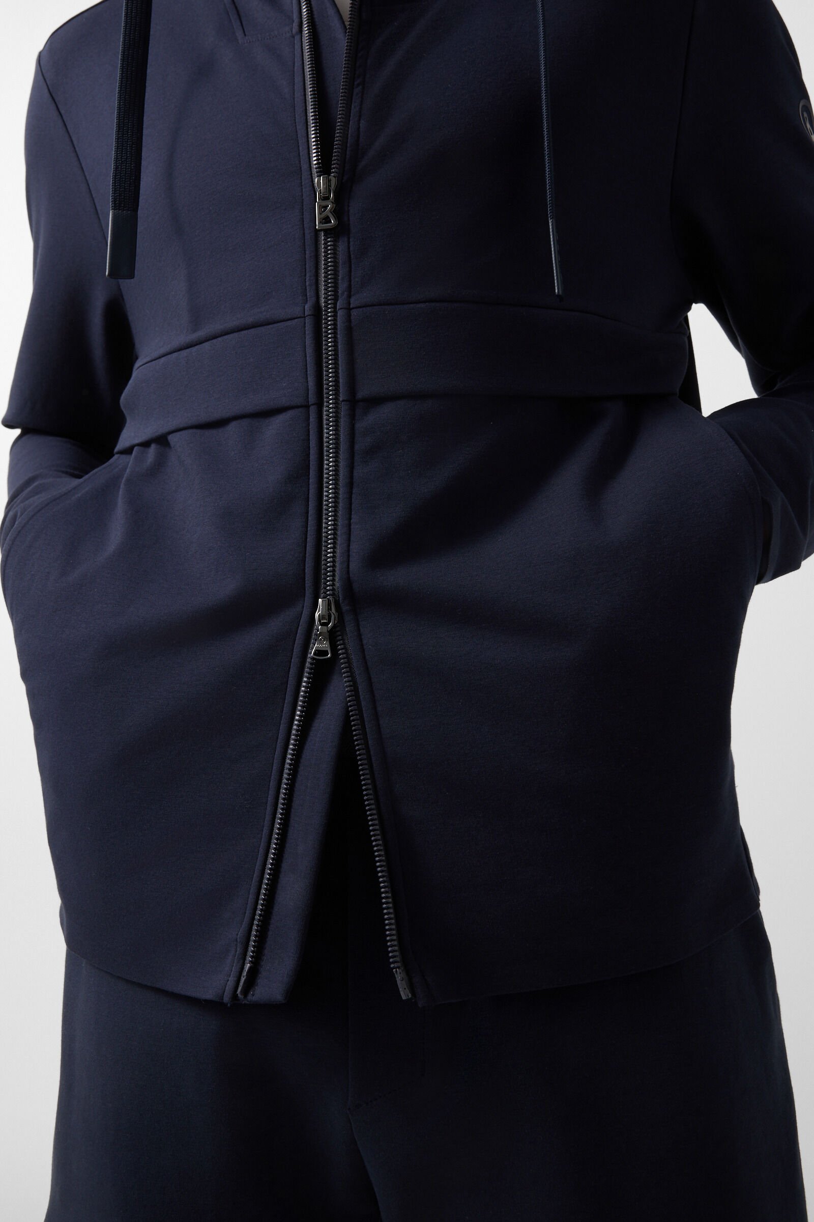 Ernesto jersey jacket Navy blue