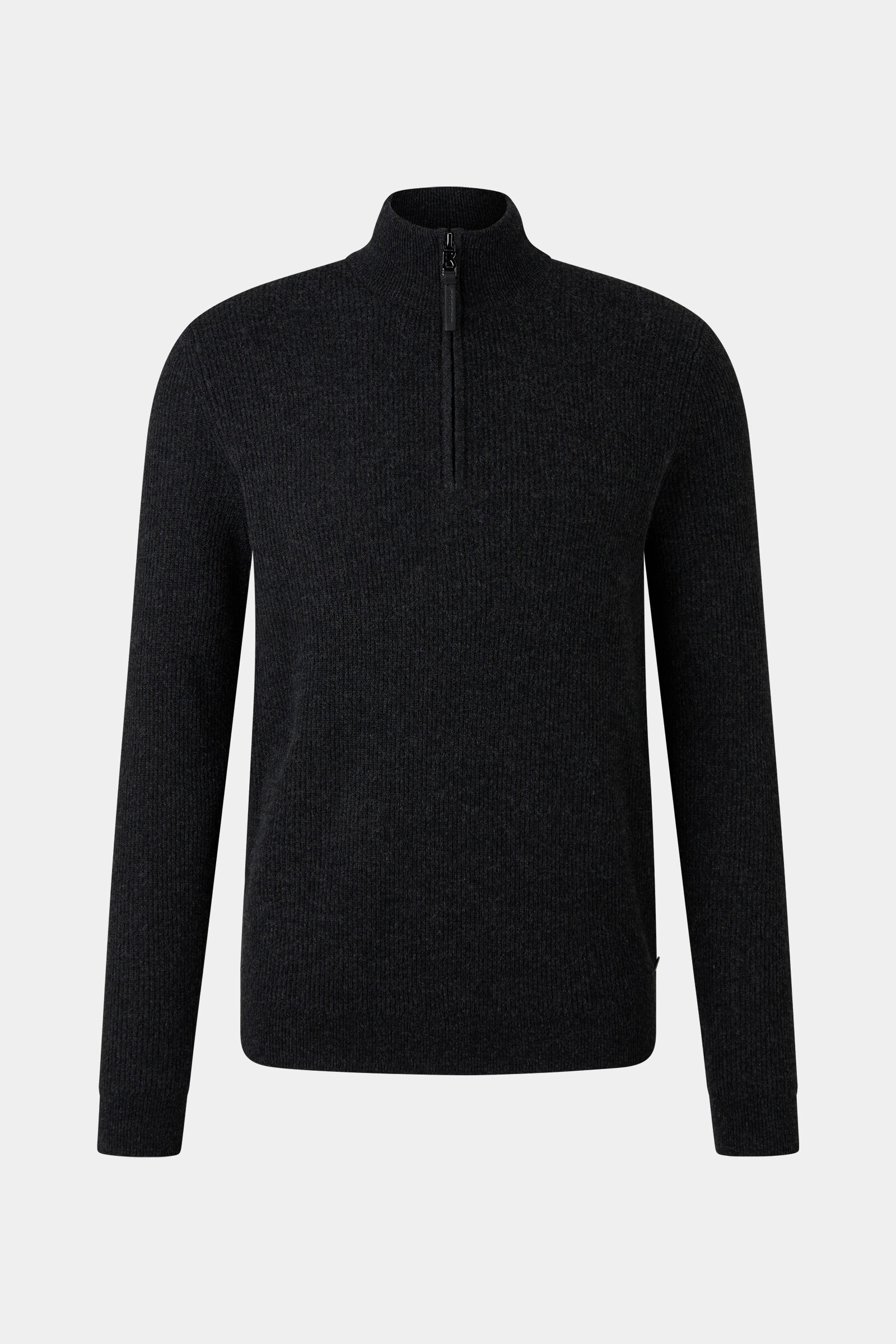 Pure new wool cashmere troyer Derek Anthracite