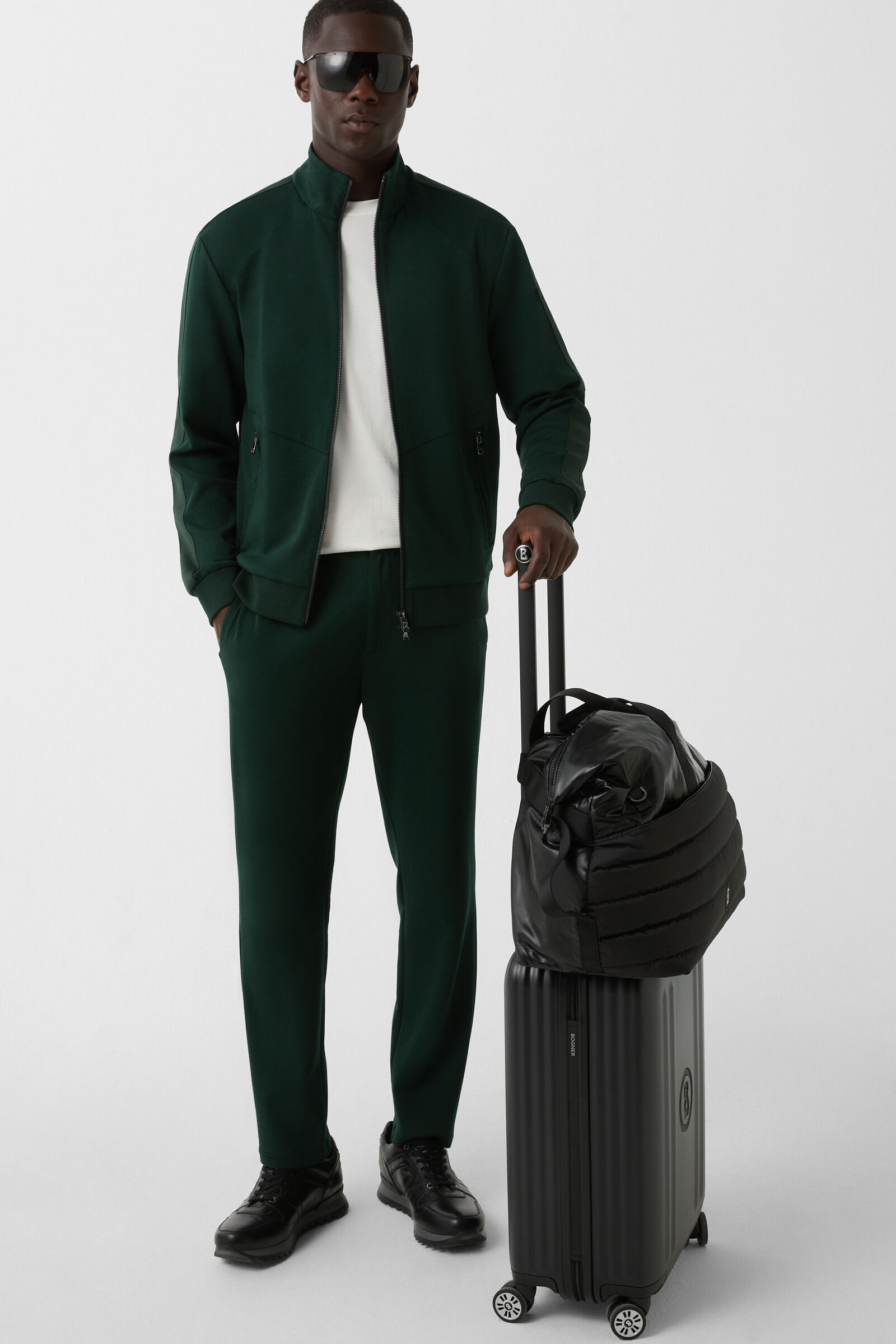 Severin jersey jacket Dark green