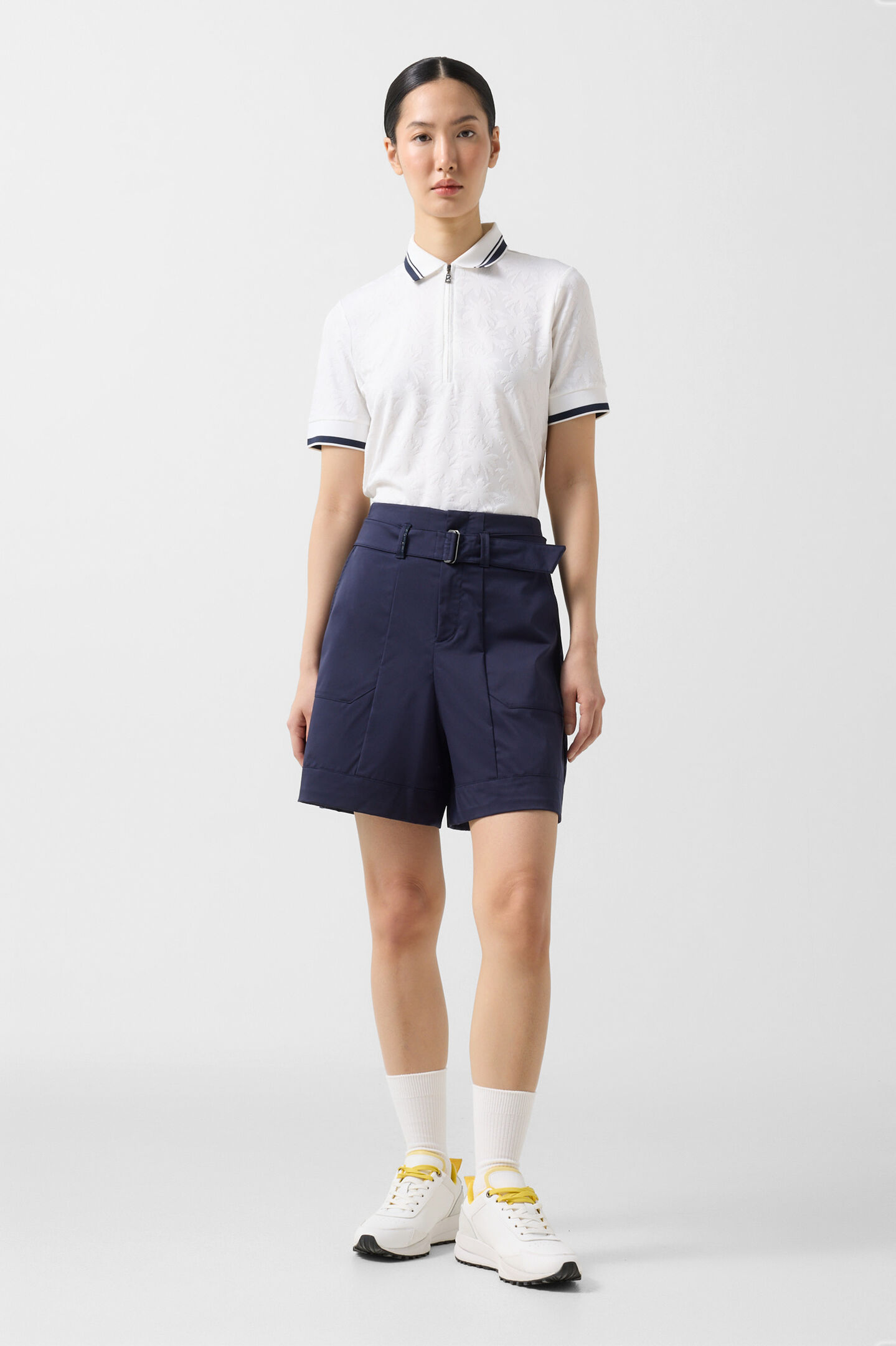 Lexa functional Bermuda shorts Navy blue