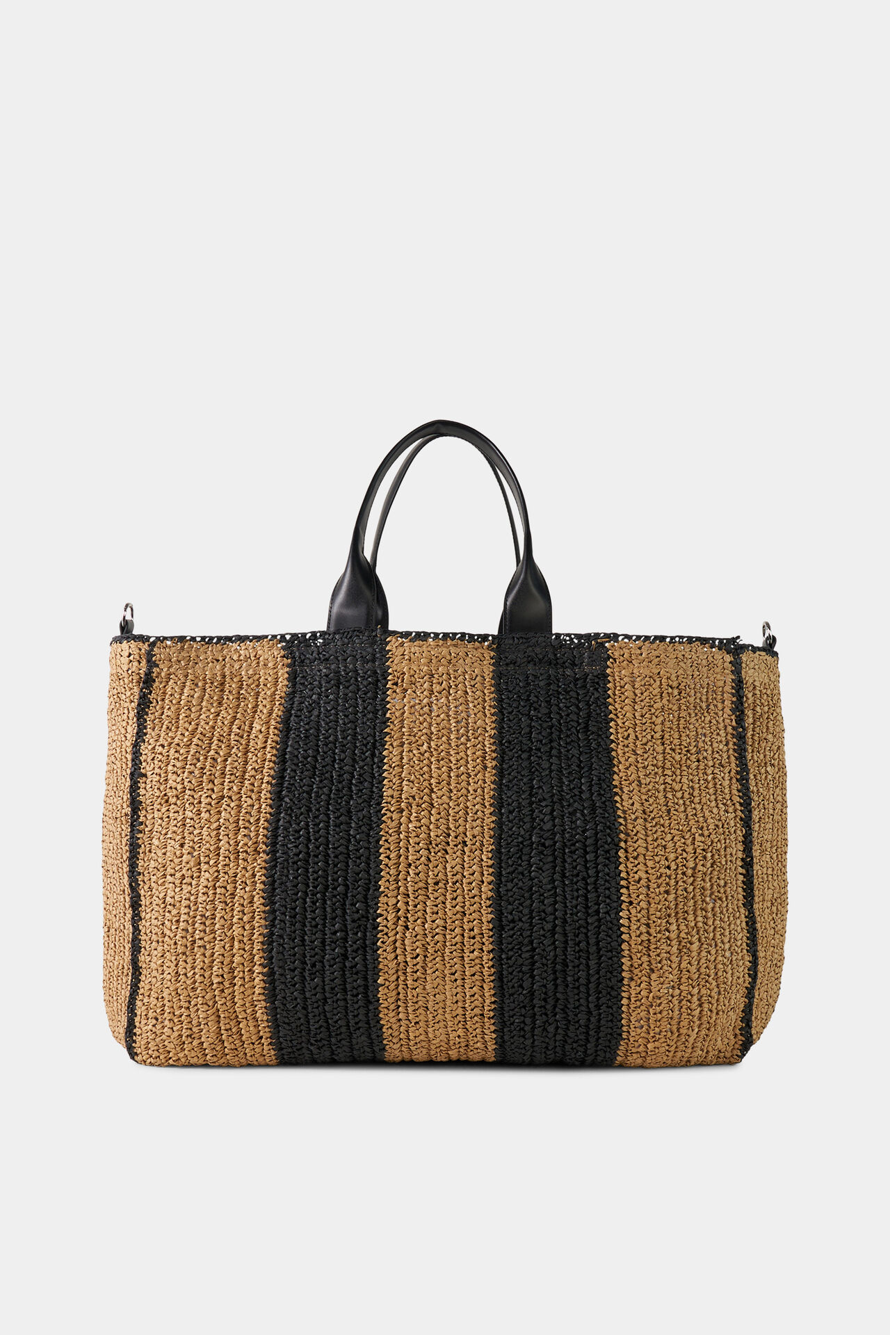 BOGNER Shopper Agno Farrah in Black/beige