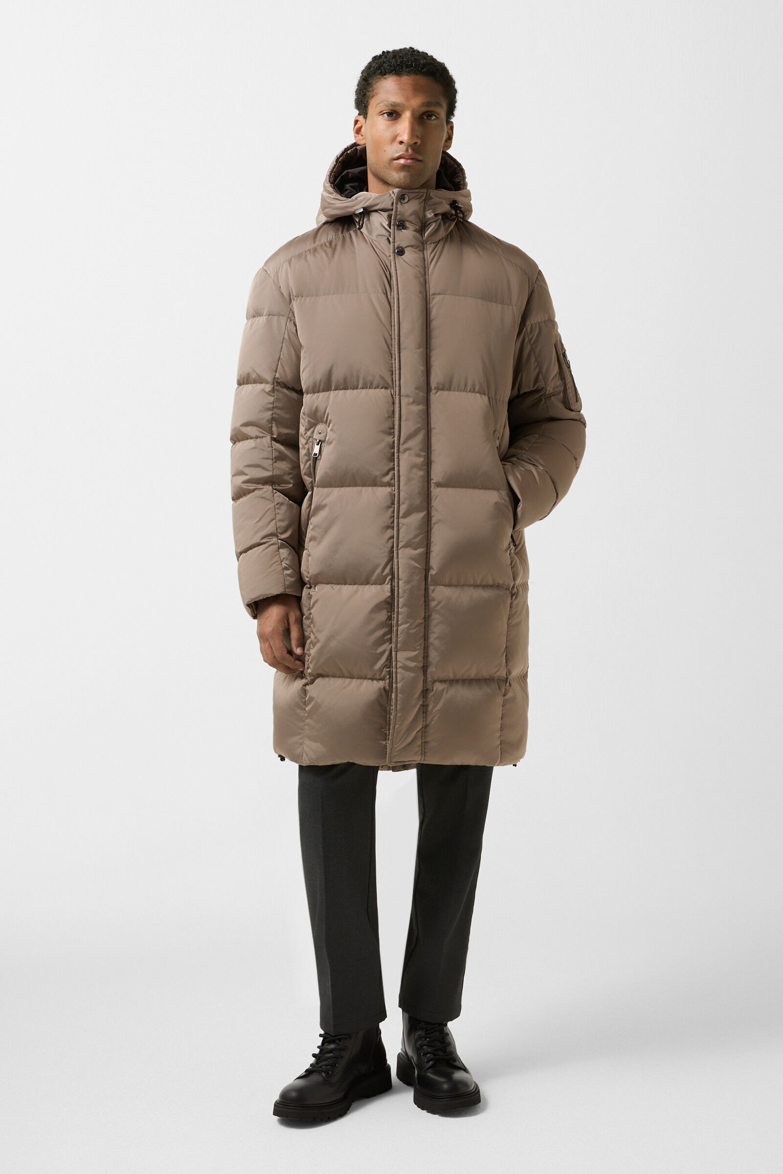 Erico down coat Greige