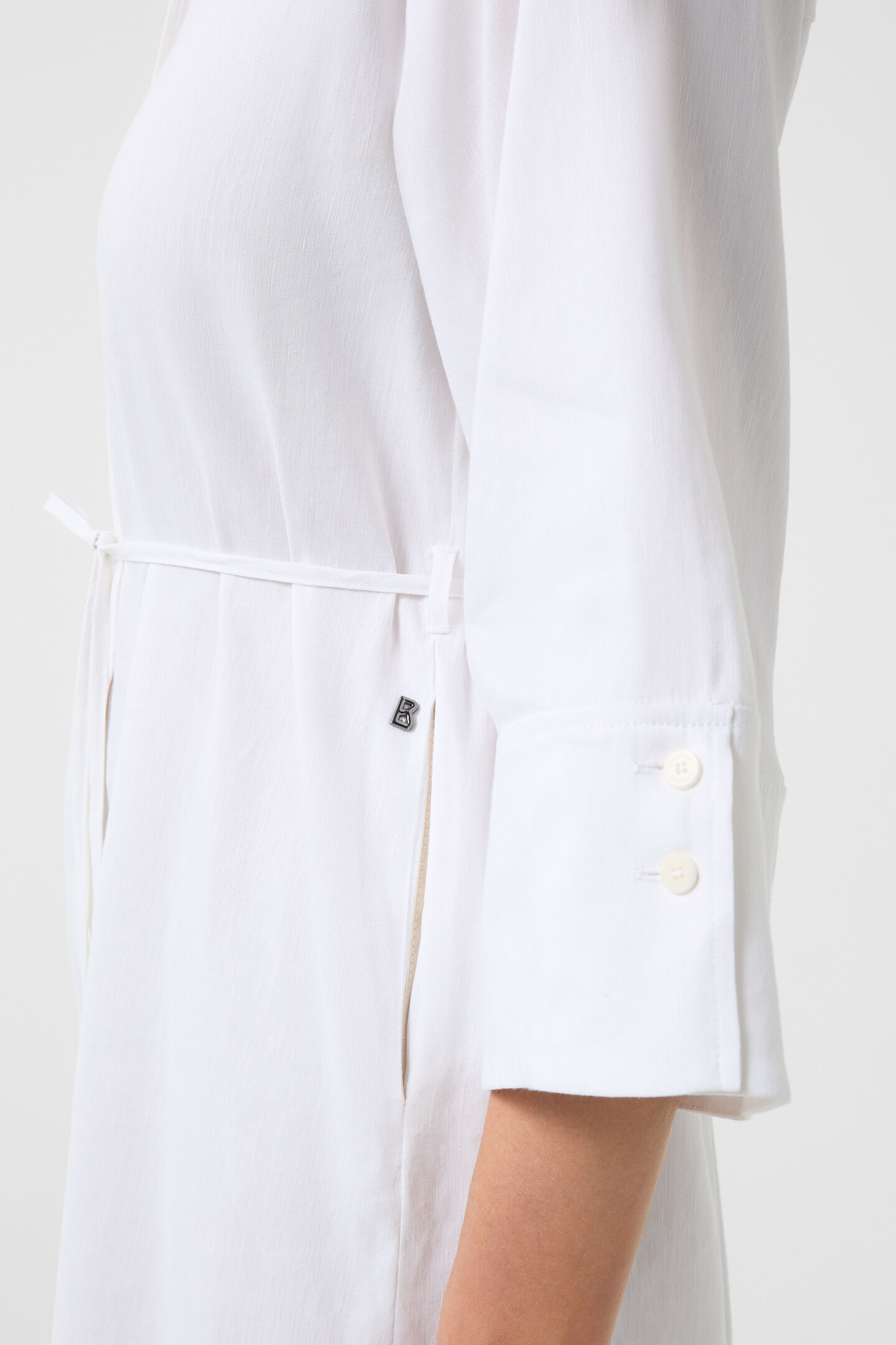 Reika shirt dress White