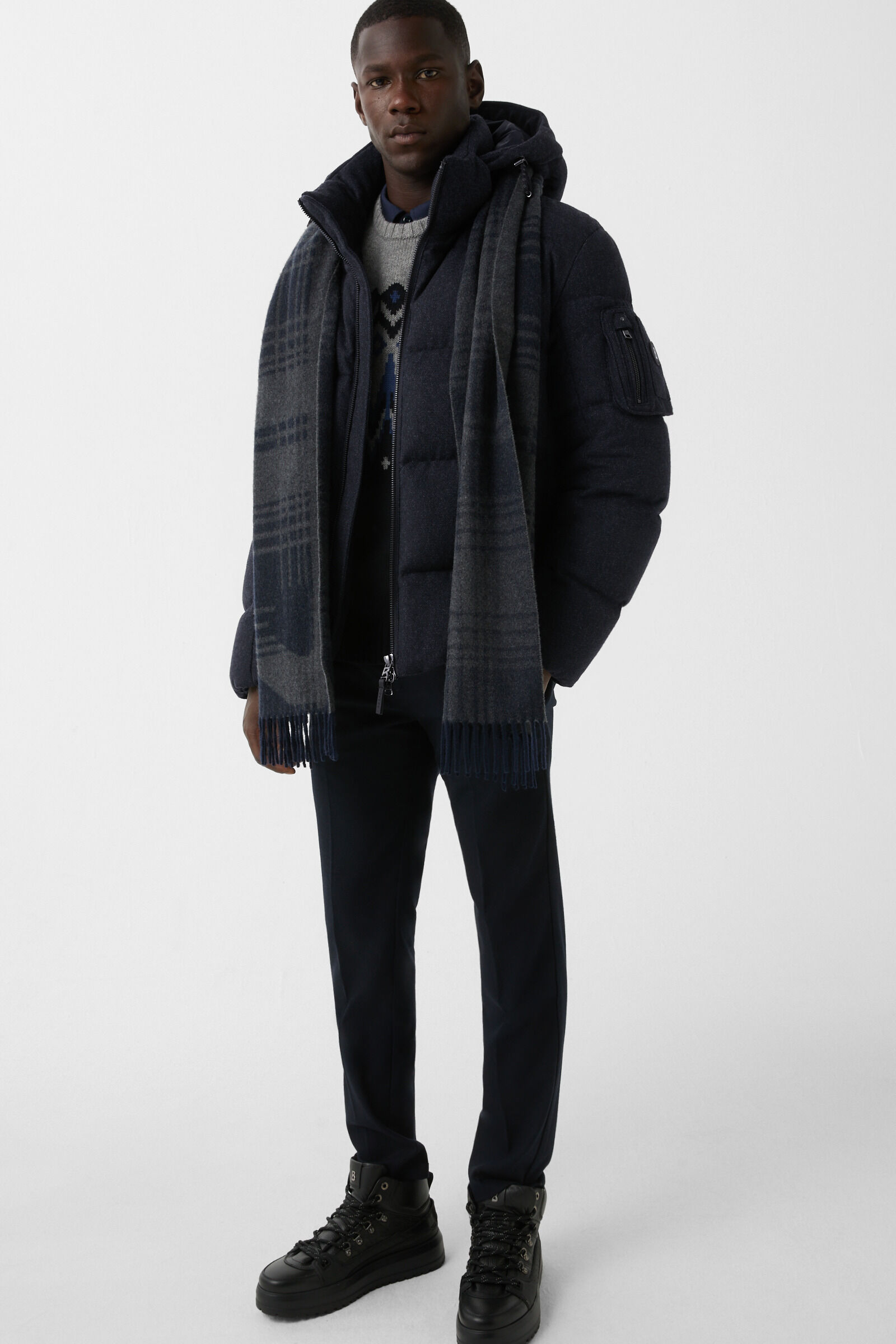 Jamy down jacket Navy blue