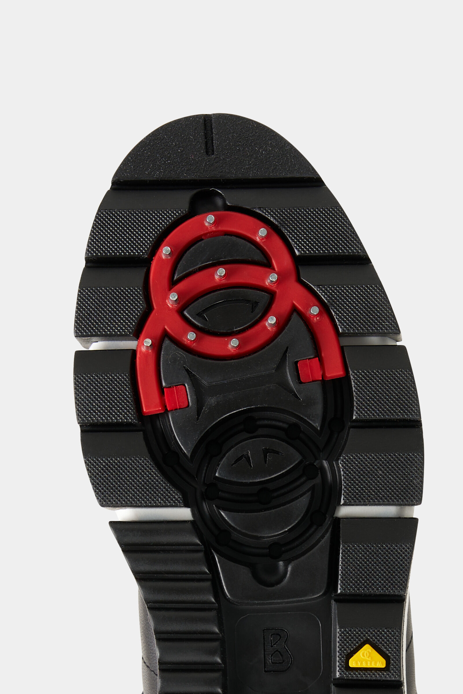 Halfhoge laarzen Vaduz met spikes Zwart