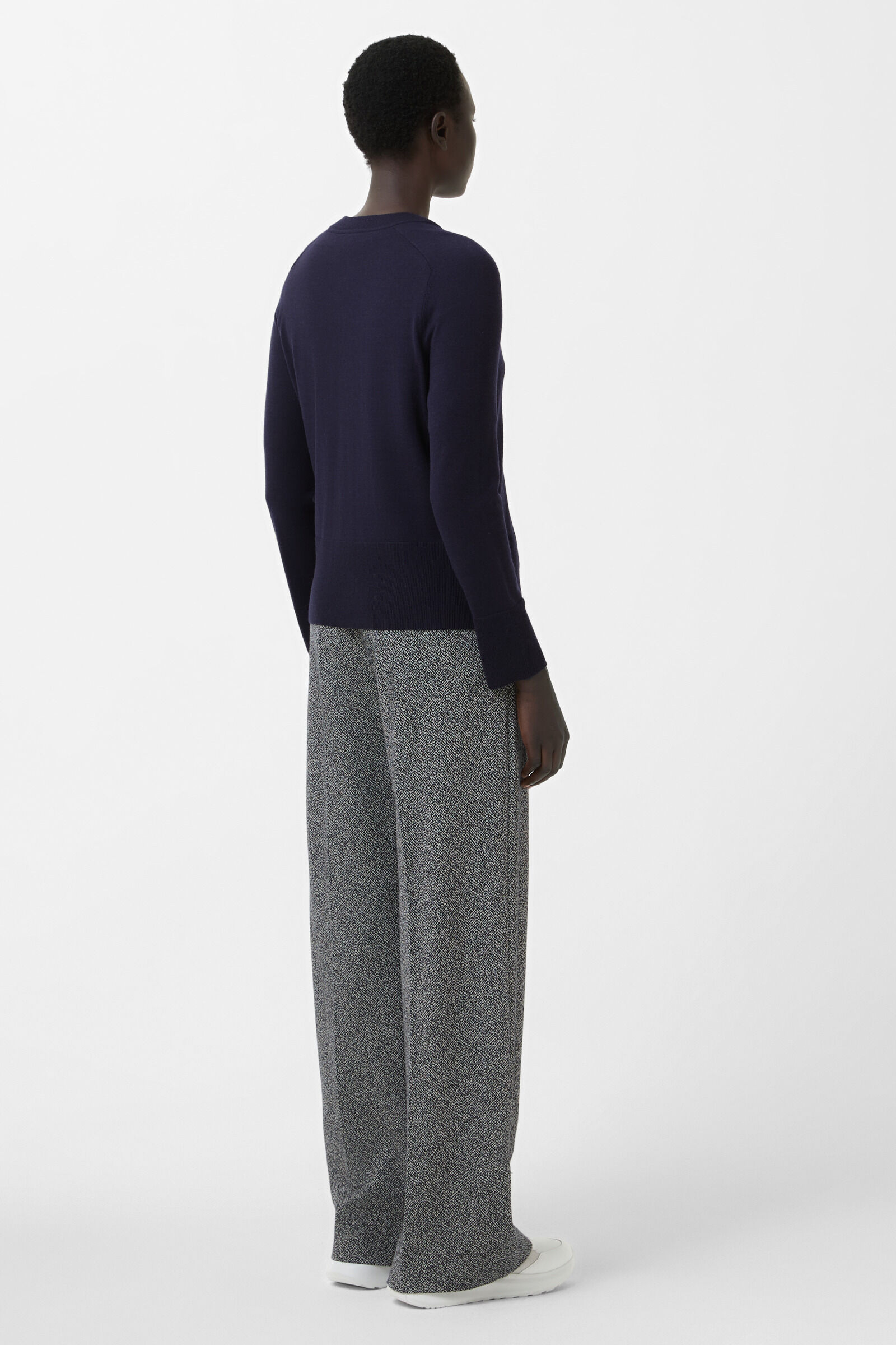 Ilma knit jacket Navy blue