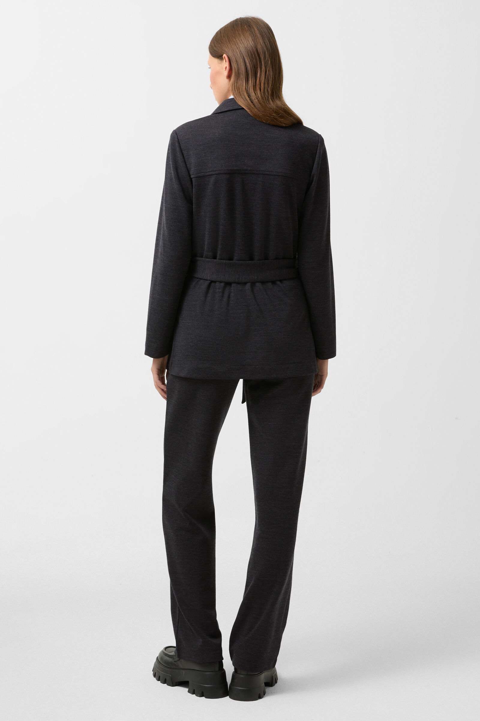 Bonnie flannel blazer Anthracite