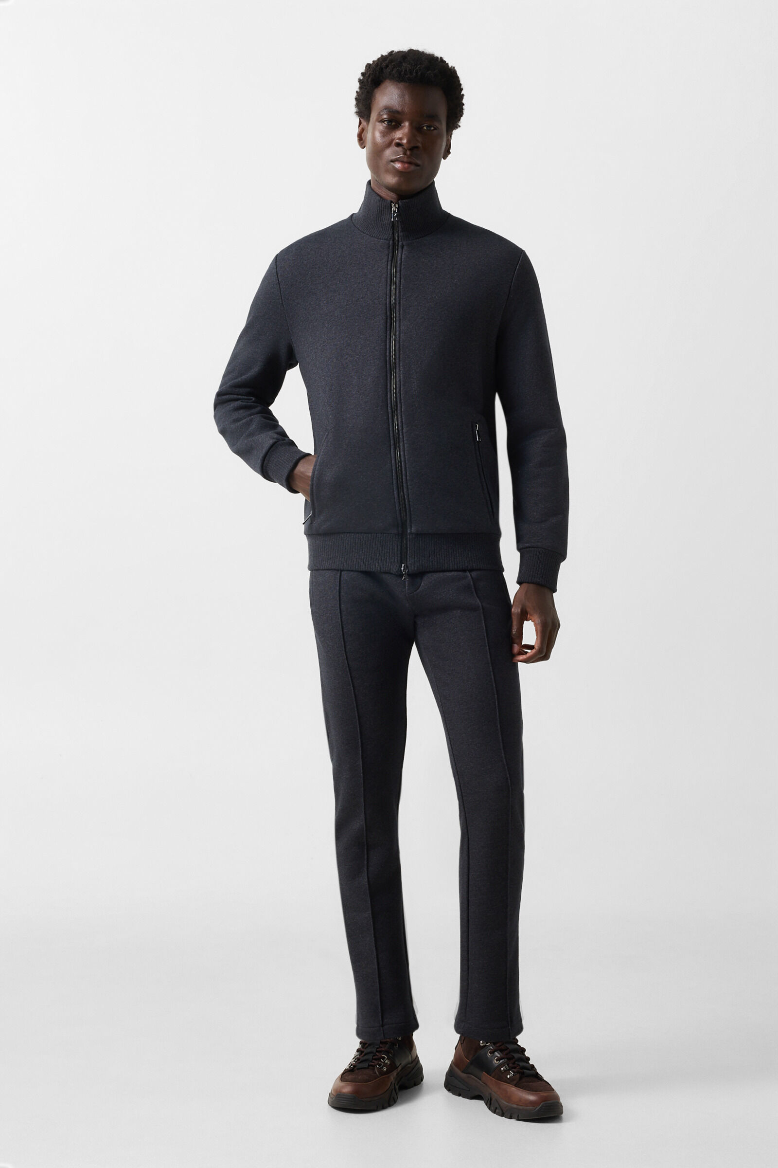 Sweatjacke Winston Anthrazit
