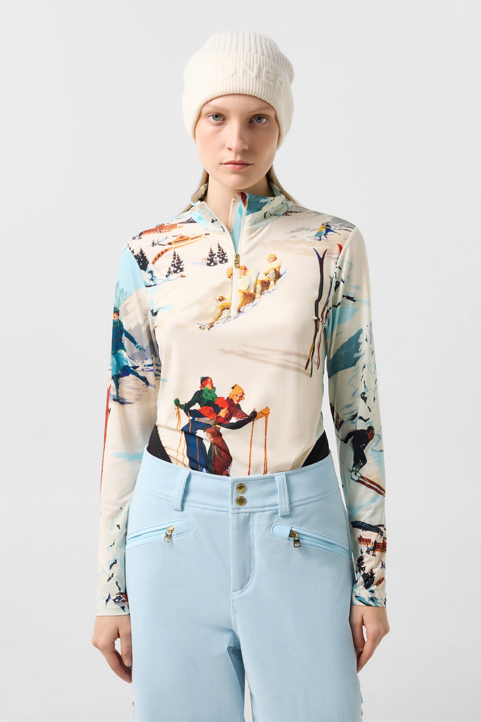 First Layer Beline Off-White/Hellblau