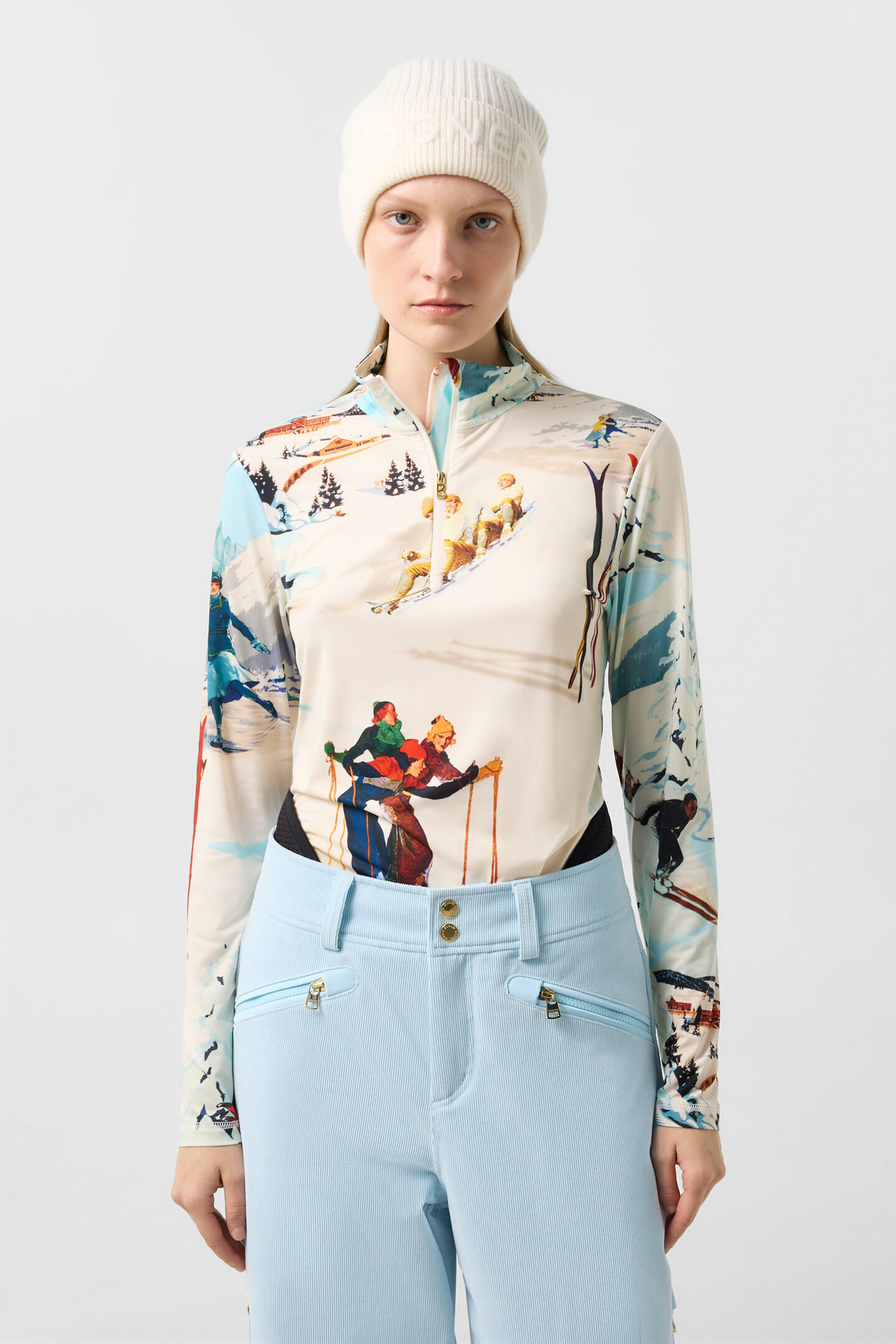 First Layer Beline Off-White/Hellblau