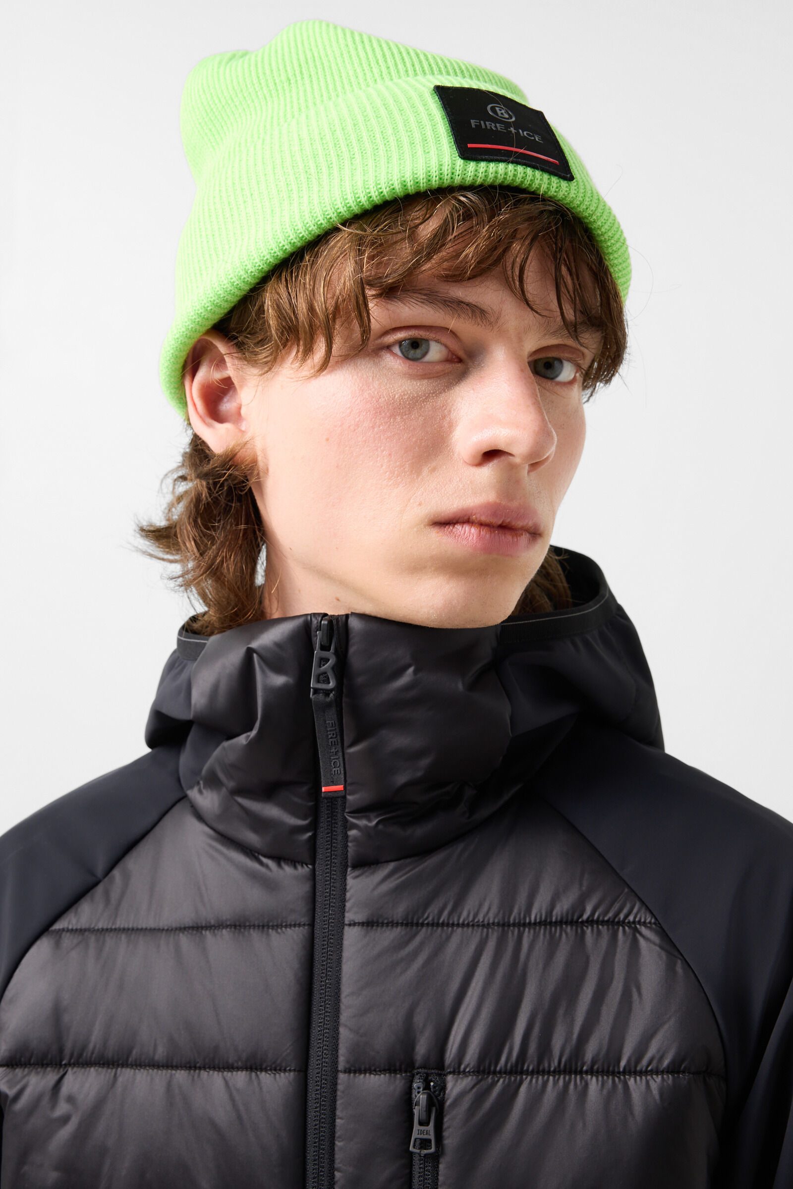 Anian Softshell Quilted Jacket Black