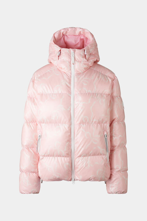 Vally down jacket Pink/Off-White