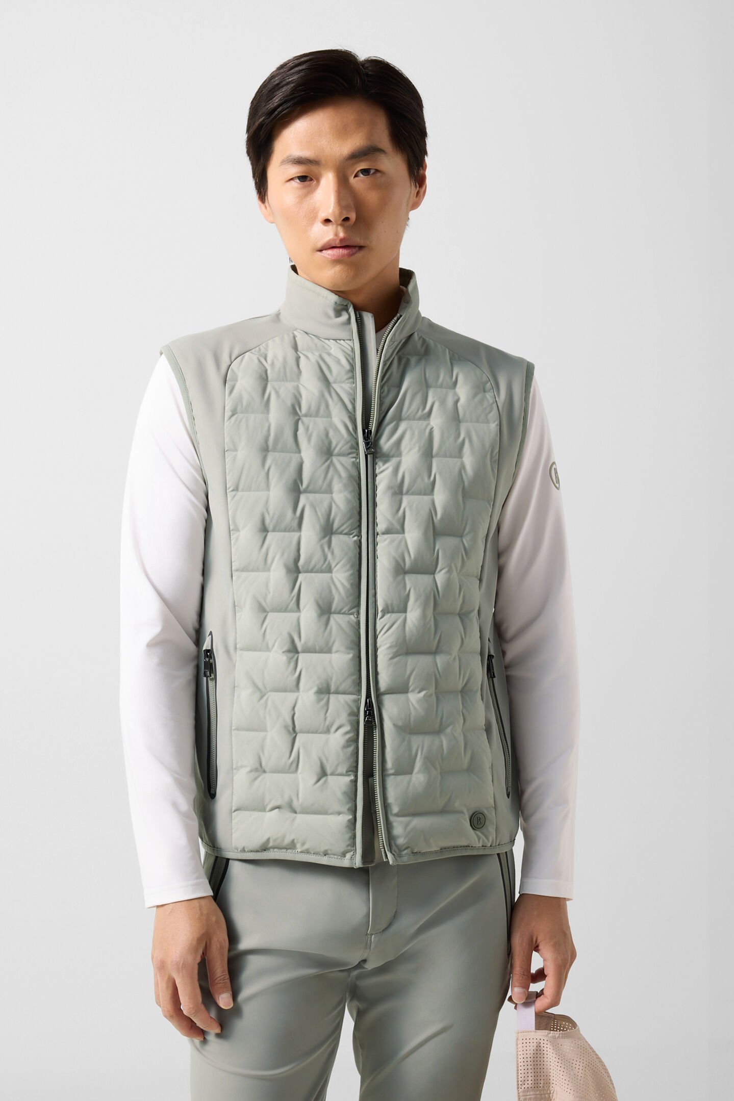 Dane hybrid waistcoat Eucalyptus