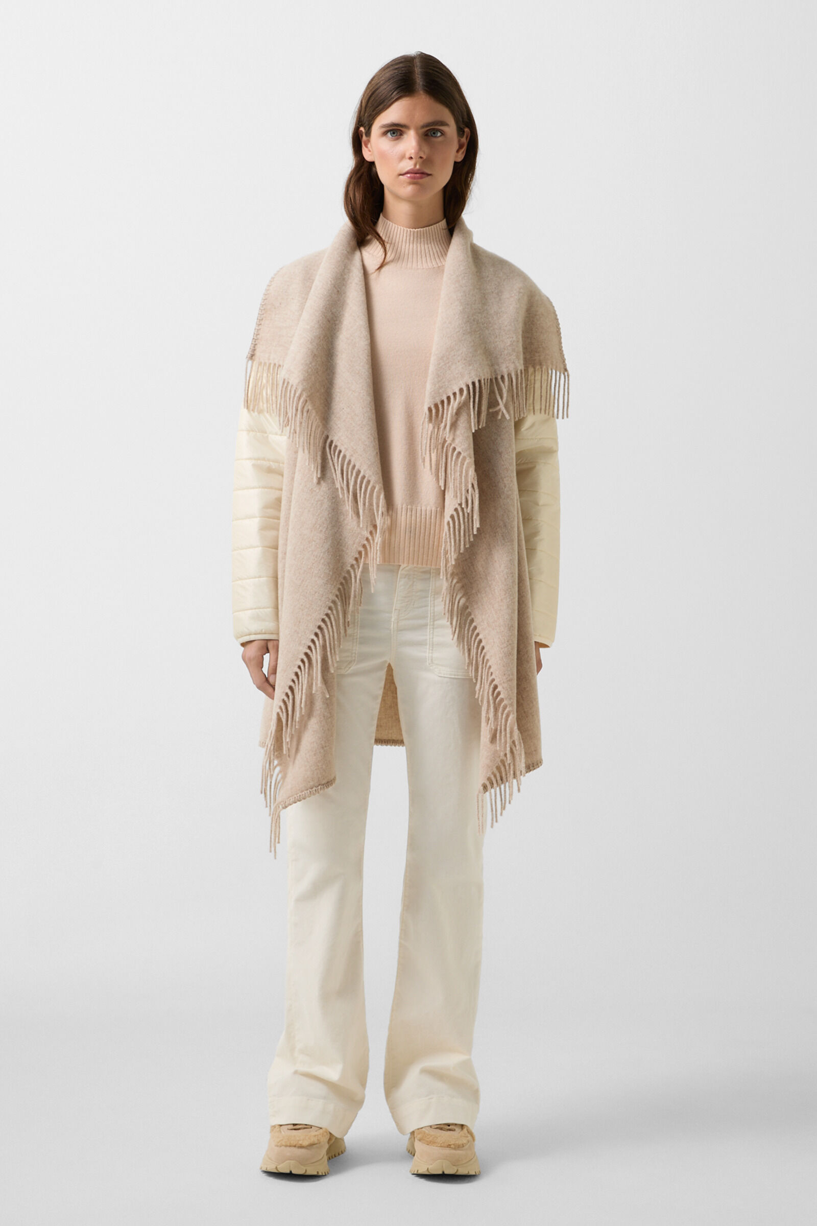 Poncho North Beige