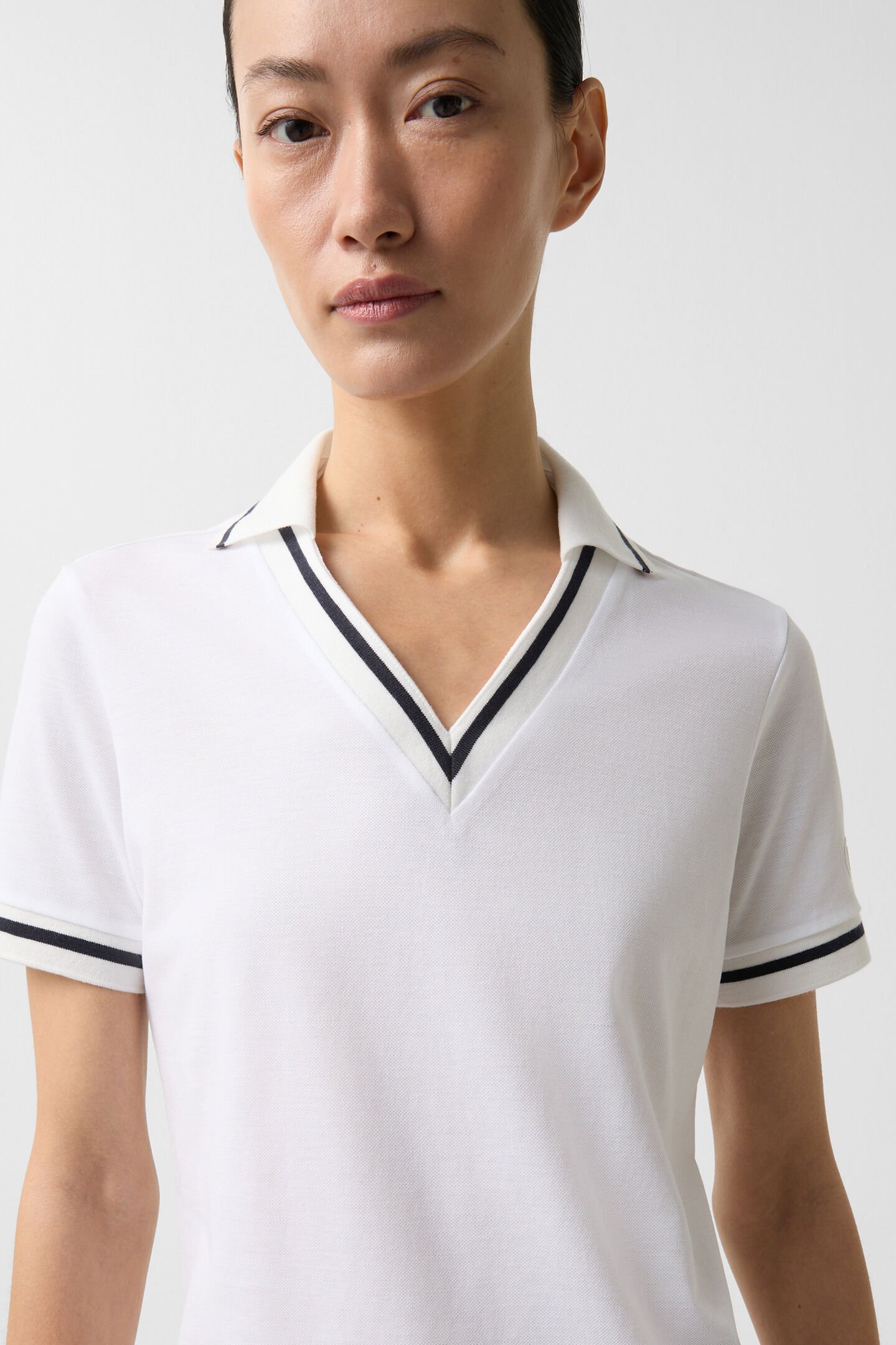 Lydia functional short-sleeved top Off-White