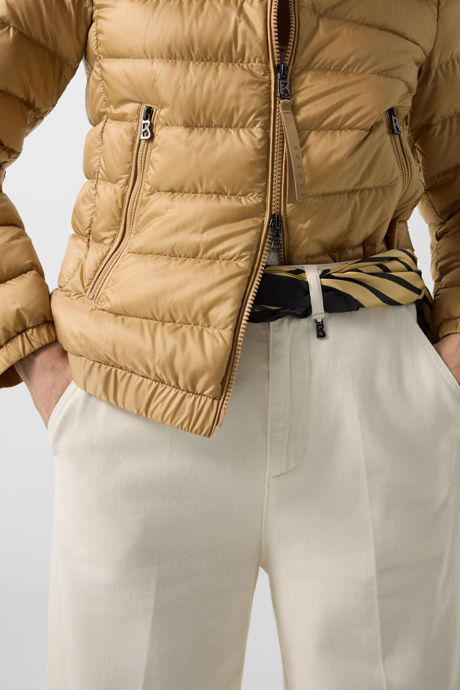 Marybel lightweight down jacket Camel