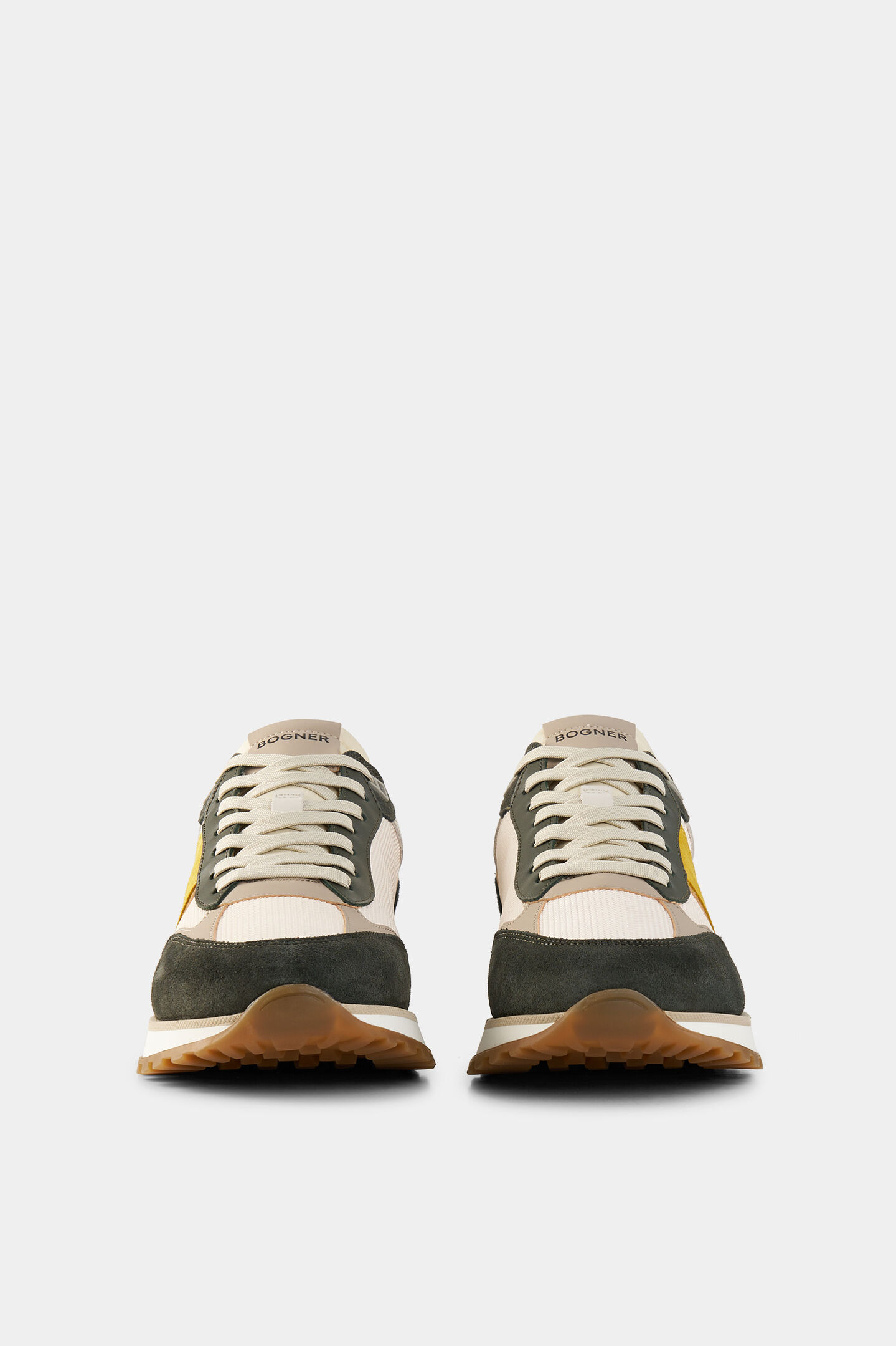 Sneaker Newport Dark green/yellow/white