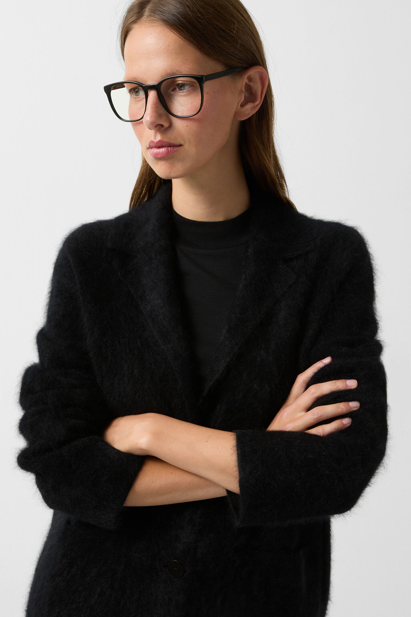 Kasjmier vest Jadie Zwart