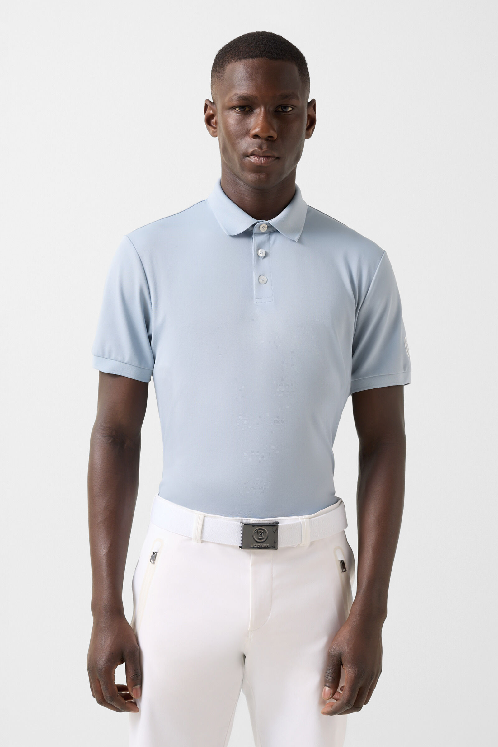 Daniel functional short-sleeved top Misty blue