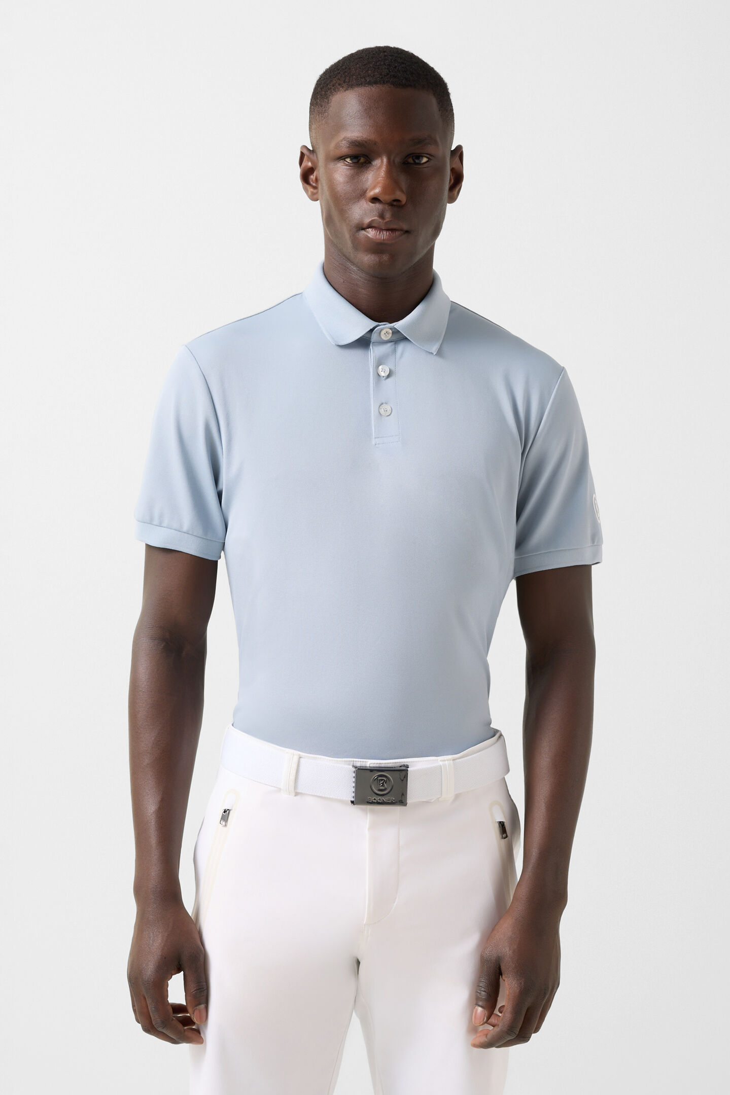 Daniel functional short-sleeved top Misty blue