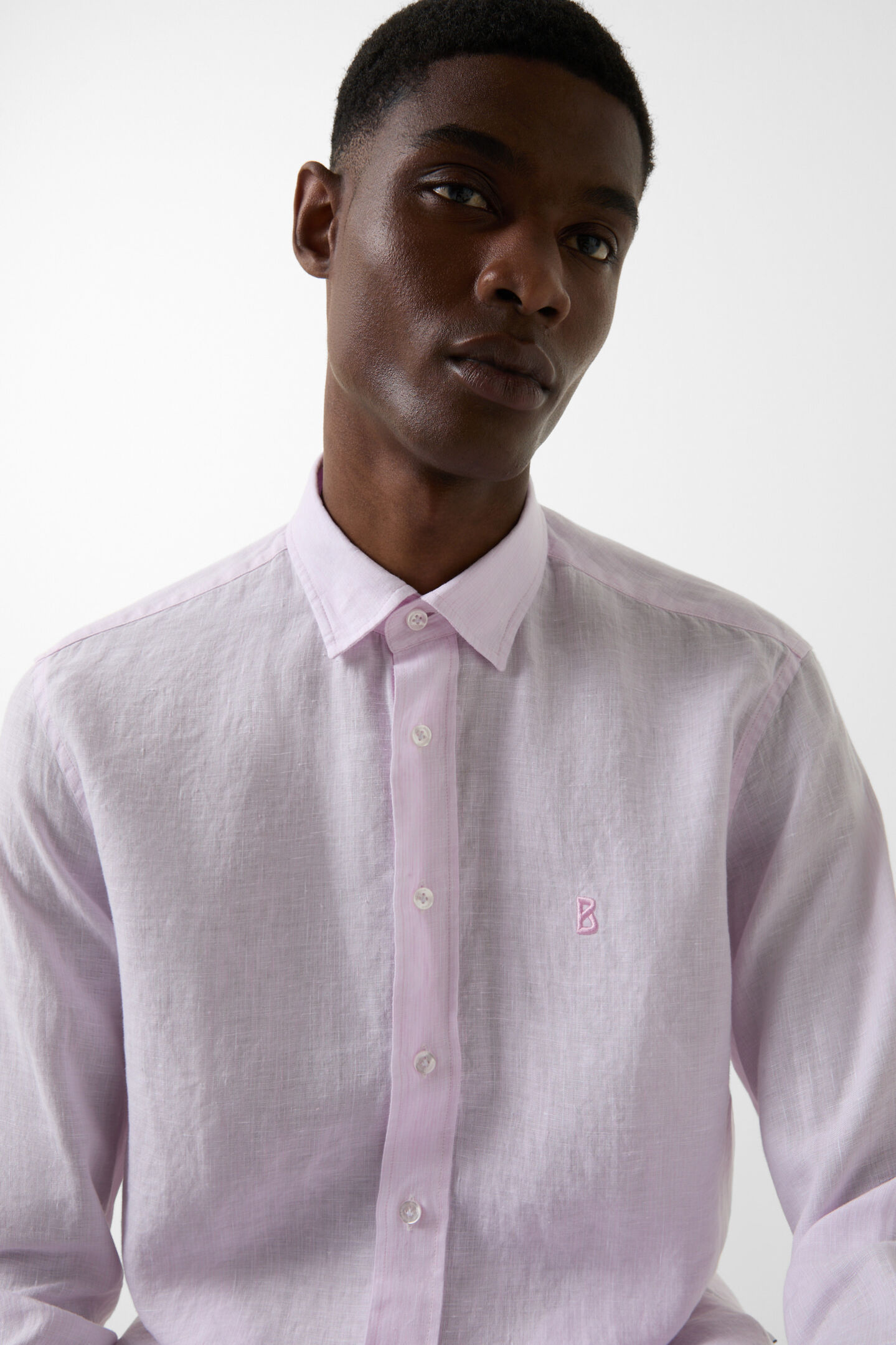 Timi linen shirt Light pink