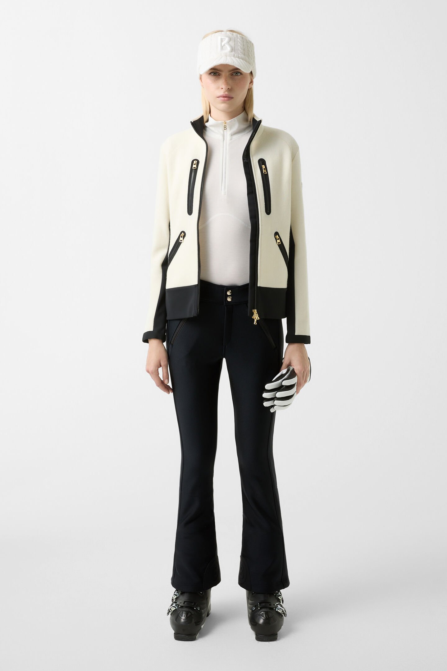Hazel softshell ski trousers Black