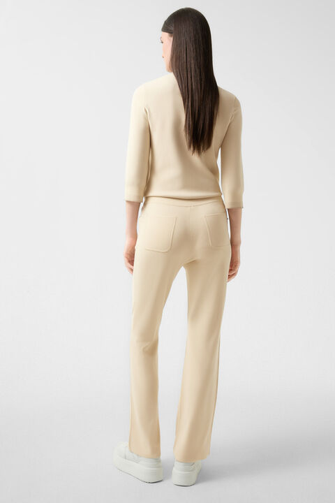 Benette knitted trousers Cream Benette knitted trousers Cream