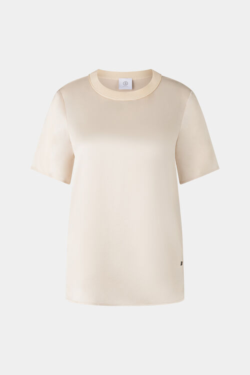 Satin-Shirt Dylan Creme