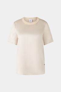 T-shirt en satin Dylan Crème T-shirt en satin Dylan Crème