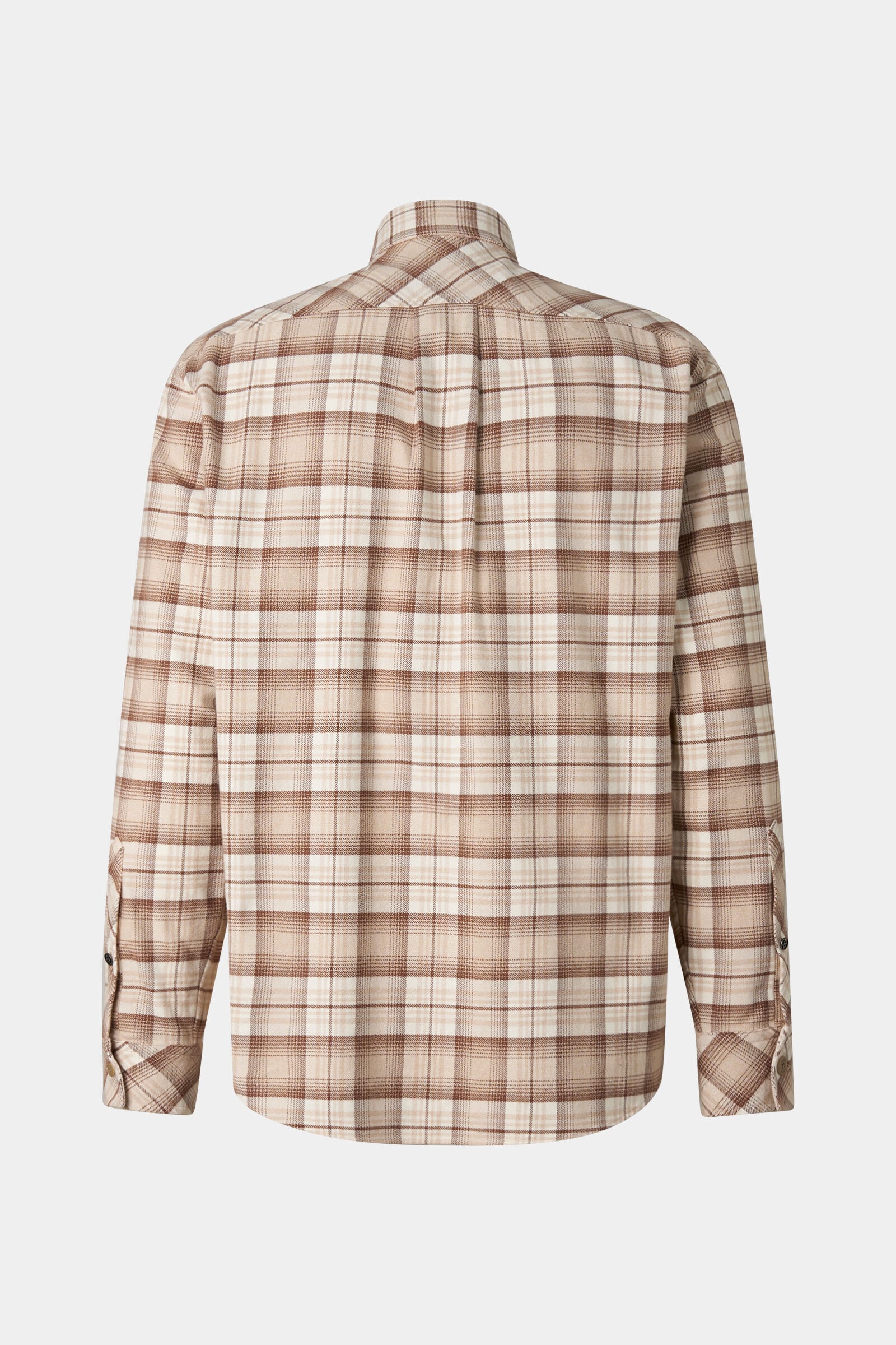 Heiko flannel shirt Brown/Beige