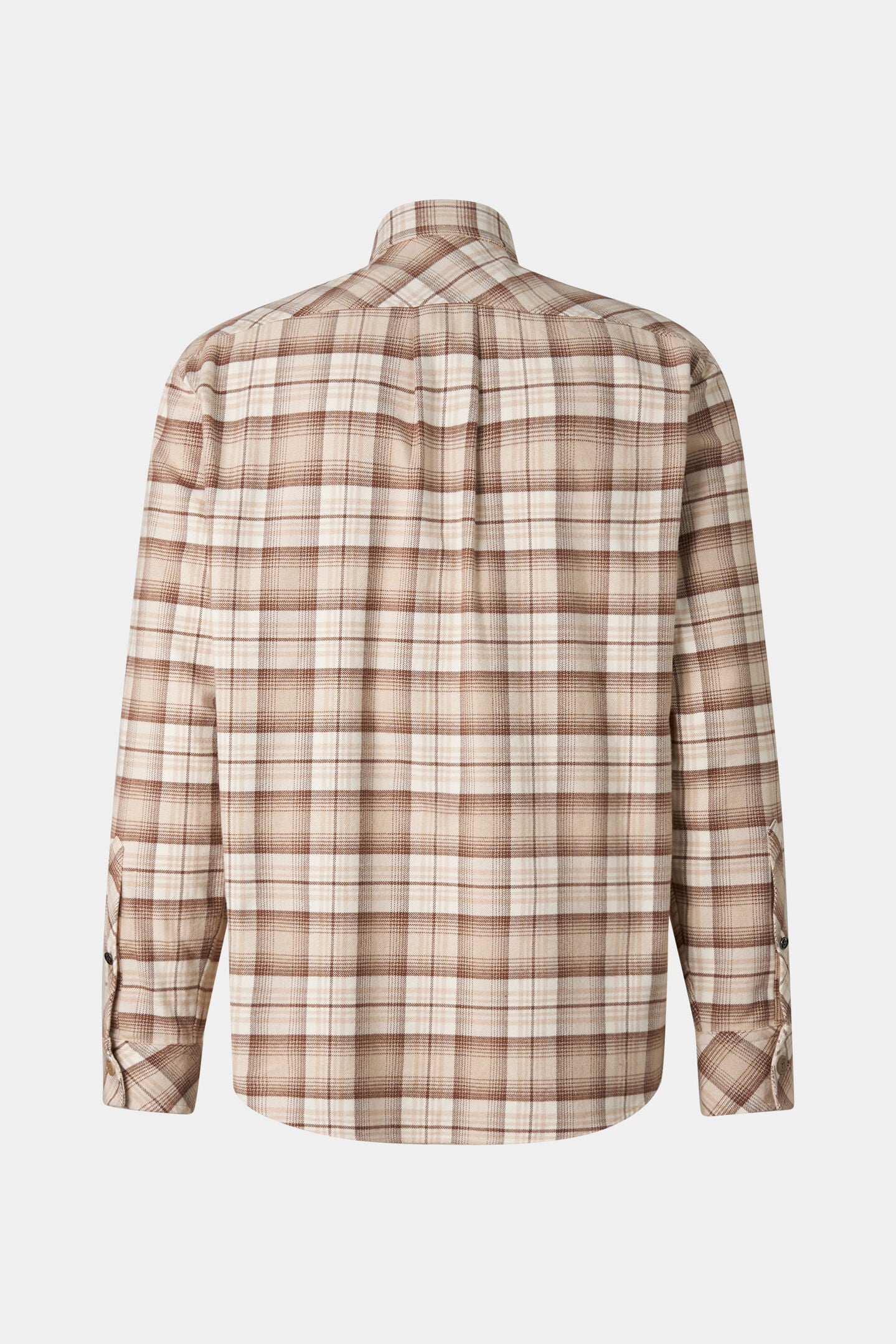 Heiko flannel shirt Brown/Beige