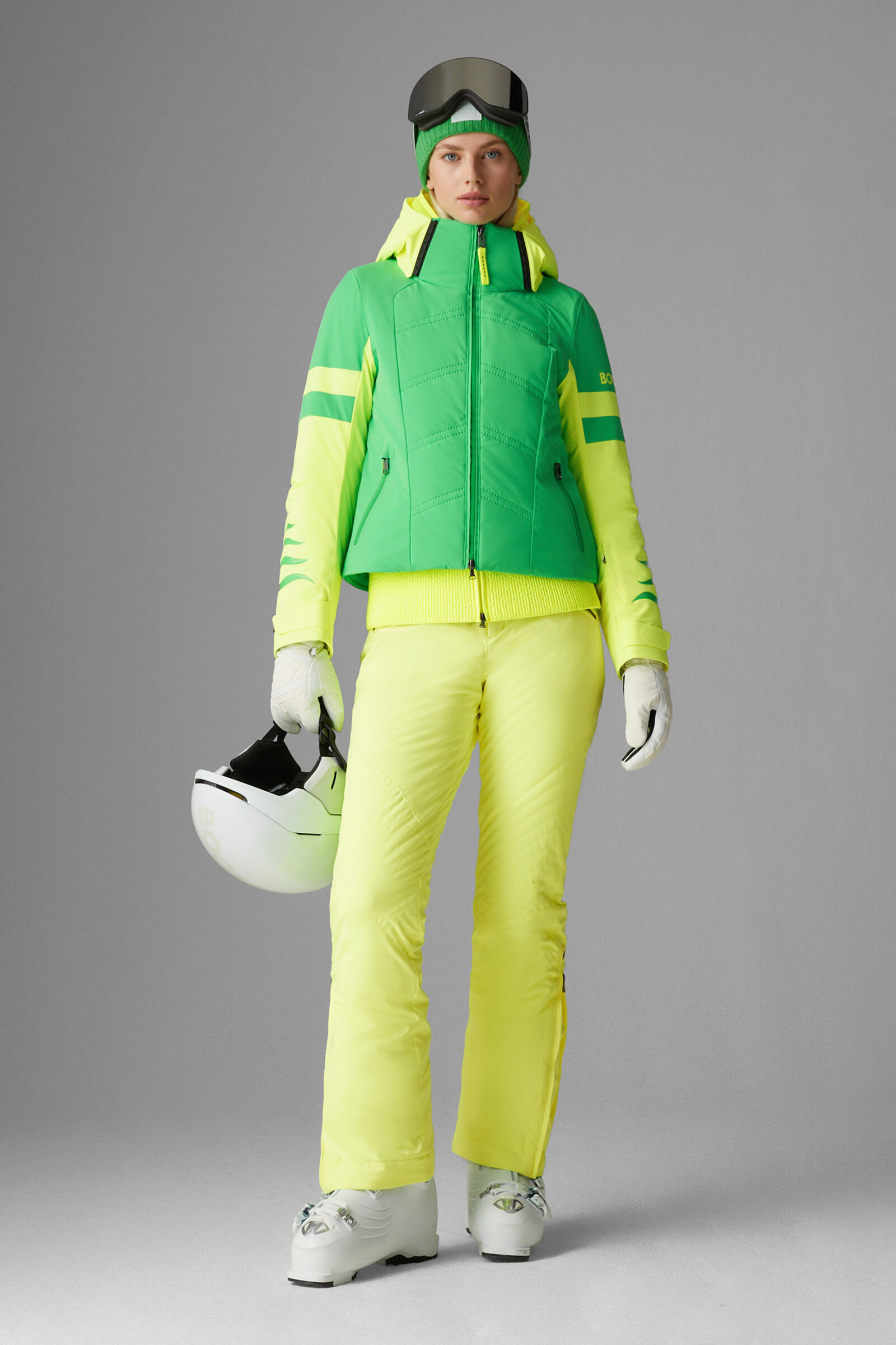 Bogner yellow ski jacket outlet
