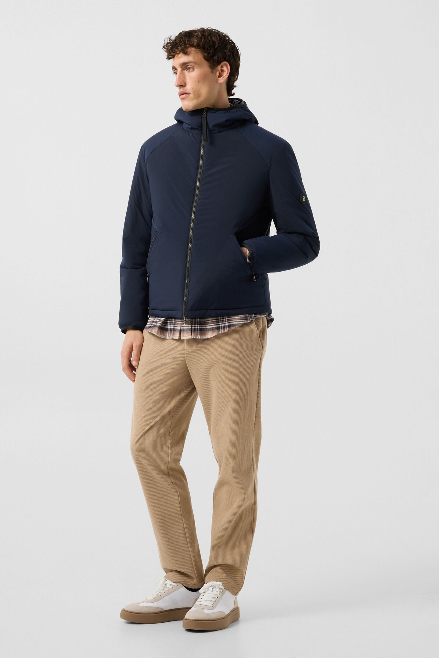 Clio lightweight down jacket Navy blue