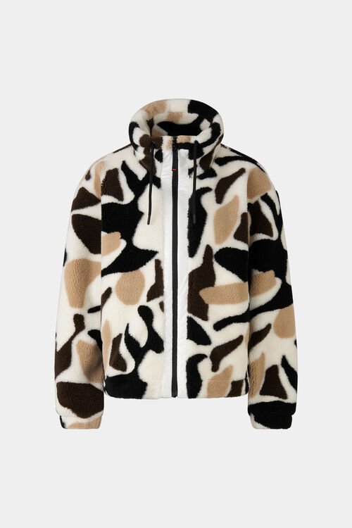 Teddy-Midlayer Ninetta Blanc cassé/marron
