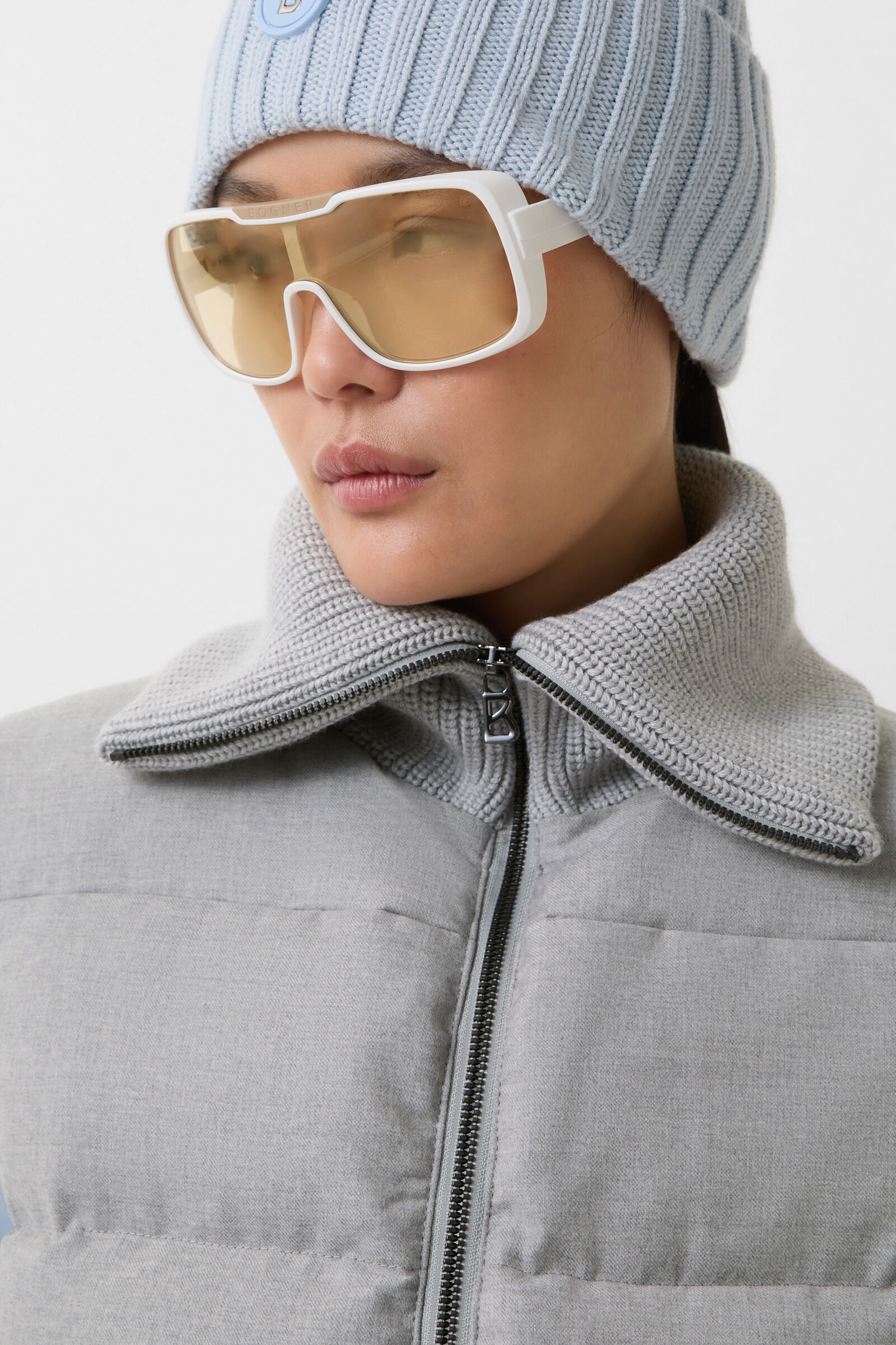 Daunenweste Eloise Hellgrau