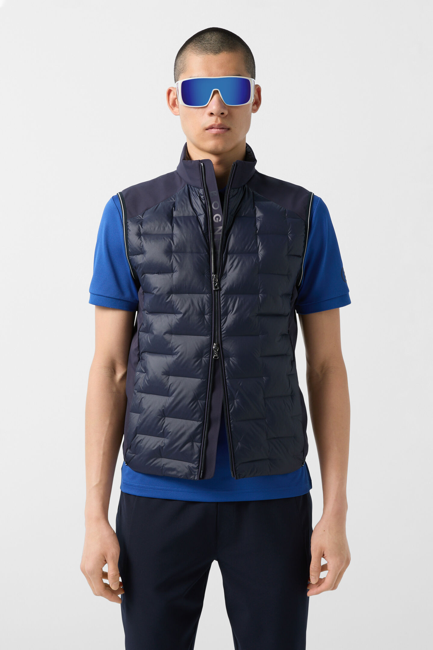 Dallin lightweight down waistcoat Navy blue