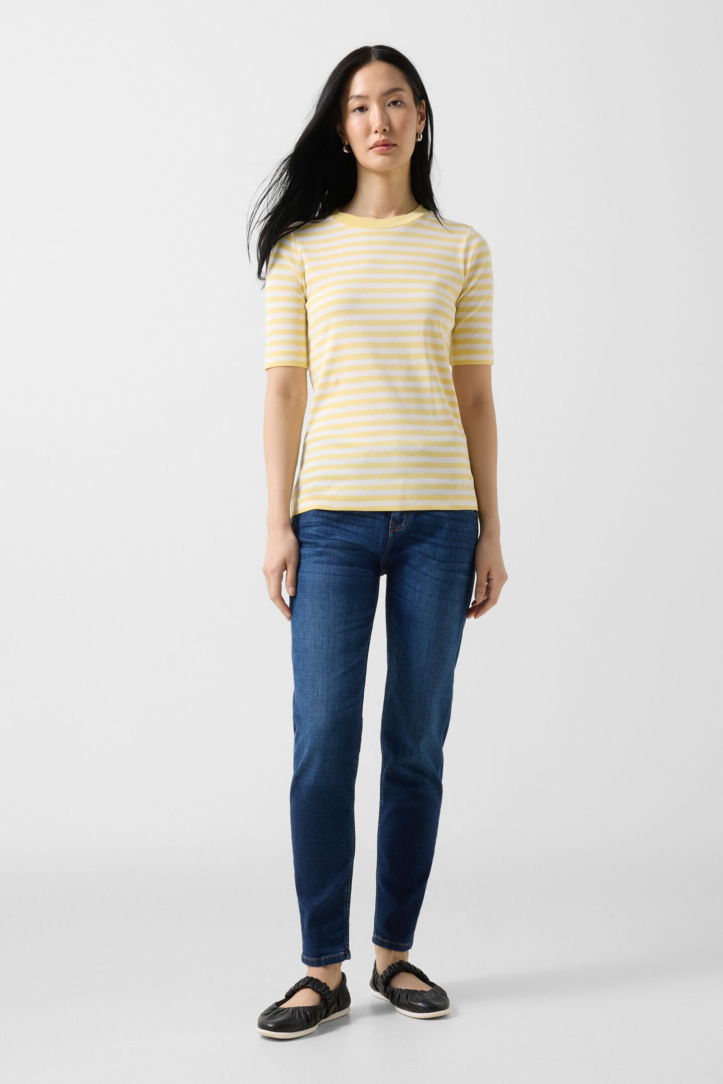 Nikini T-shirt Yellow/Off-White