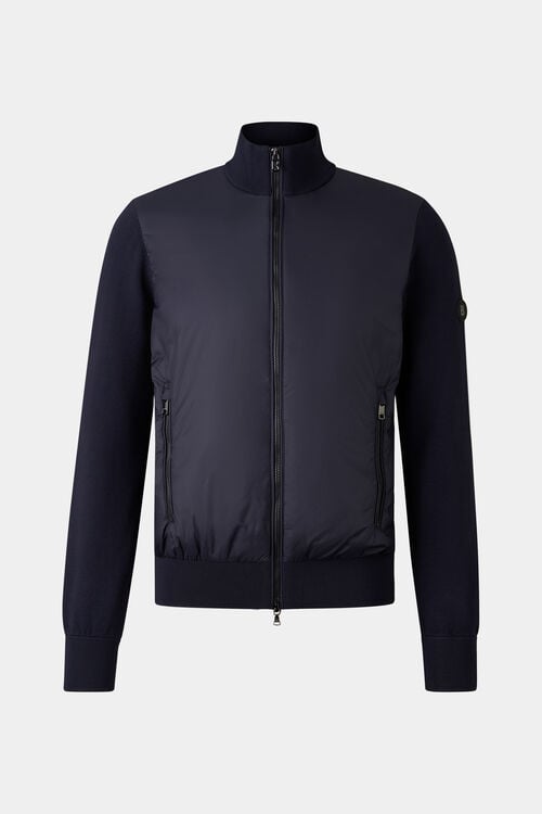 Hybrid-Strickjacke Zisco Navy-Blau