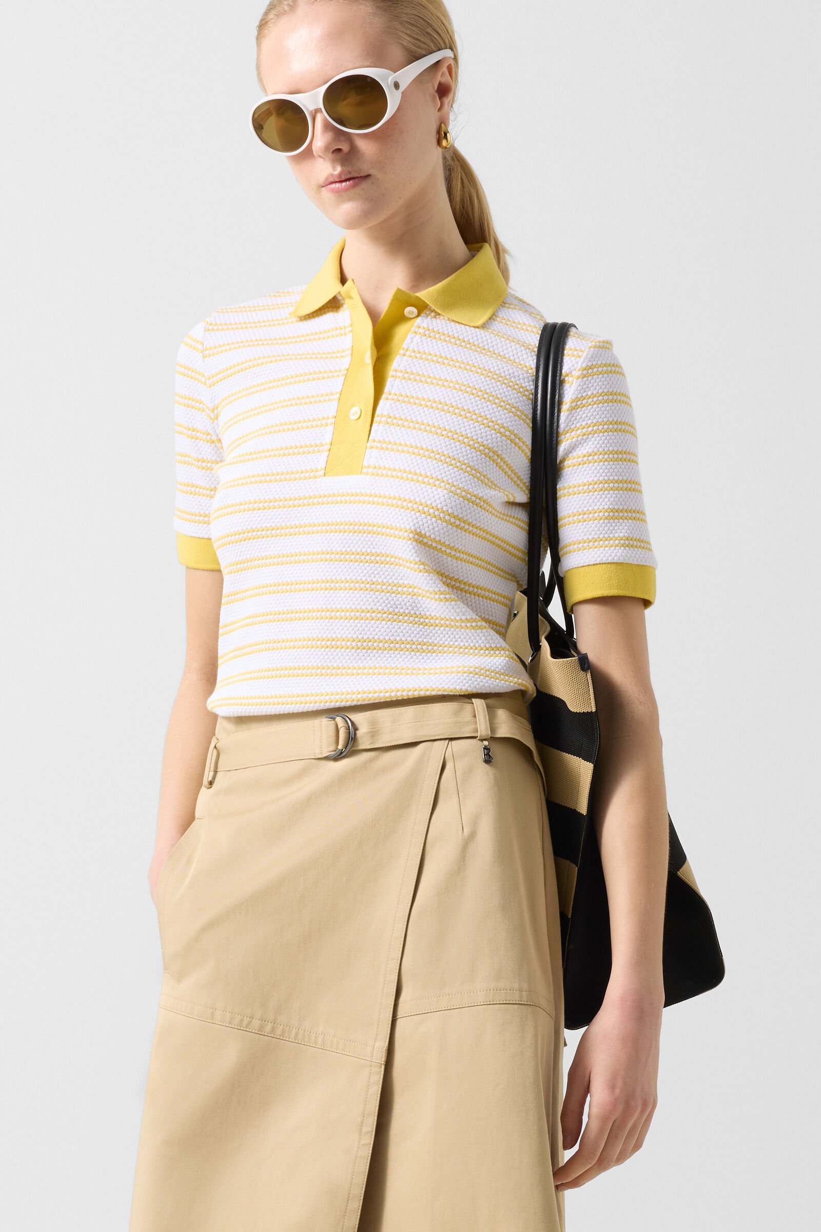 Jocy wrap skirt Camel