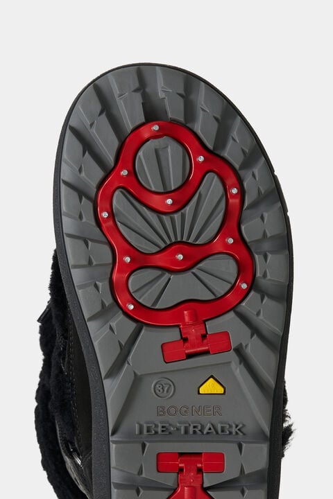 Bottes de neige Chamonix avec crampons Noir Bottes de neige Chamonix avec crampons Noir