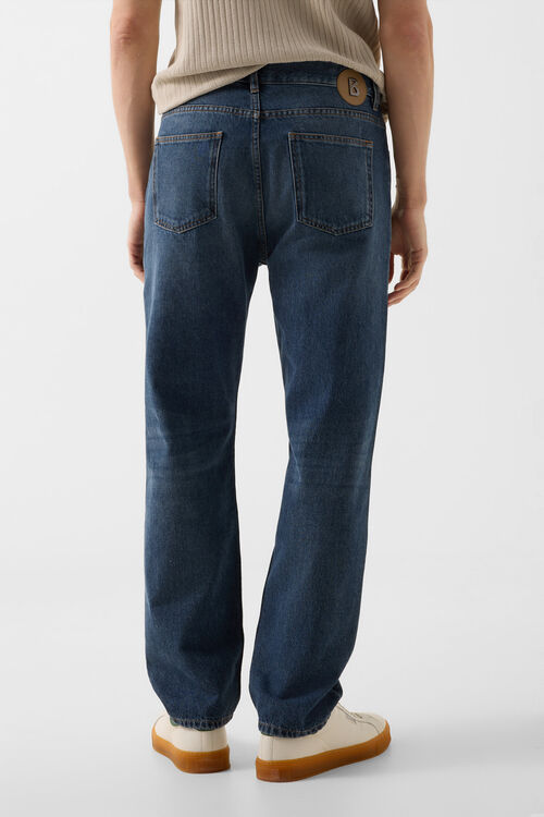 Straight Fit Jeans Travis Denim Blue
